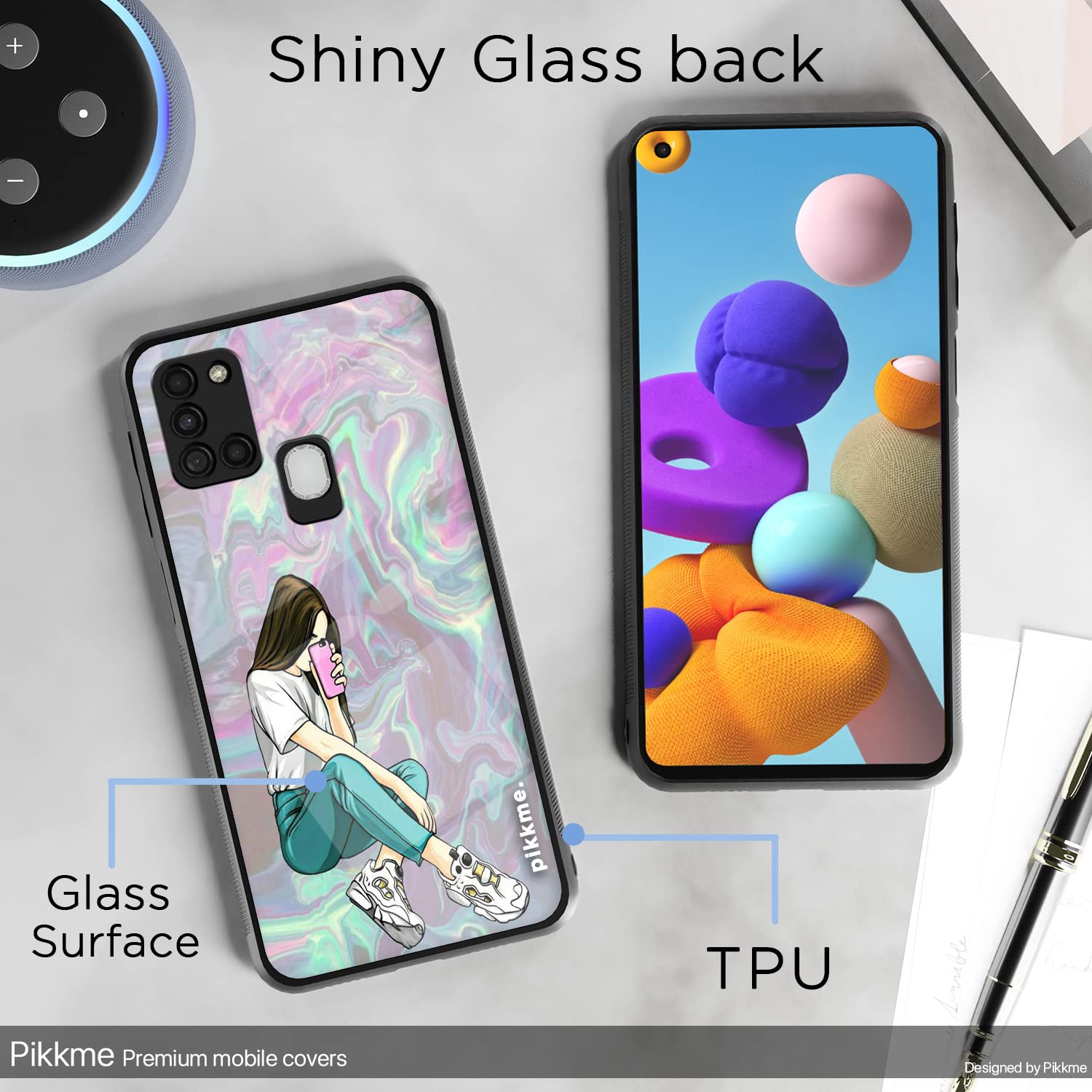 Samsung A21s Hybrid back cover by Pikkme – photo 3