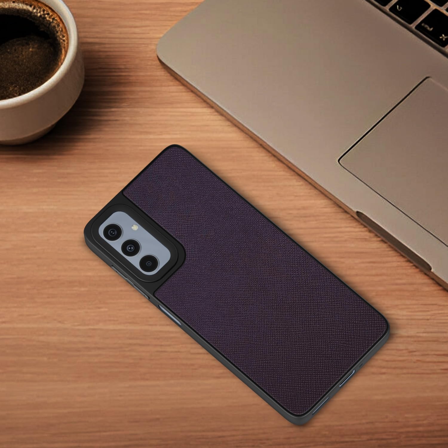 Pikkme Samsung M35 5G Leatherback cherry back cover – photo 4