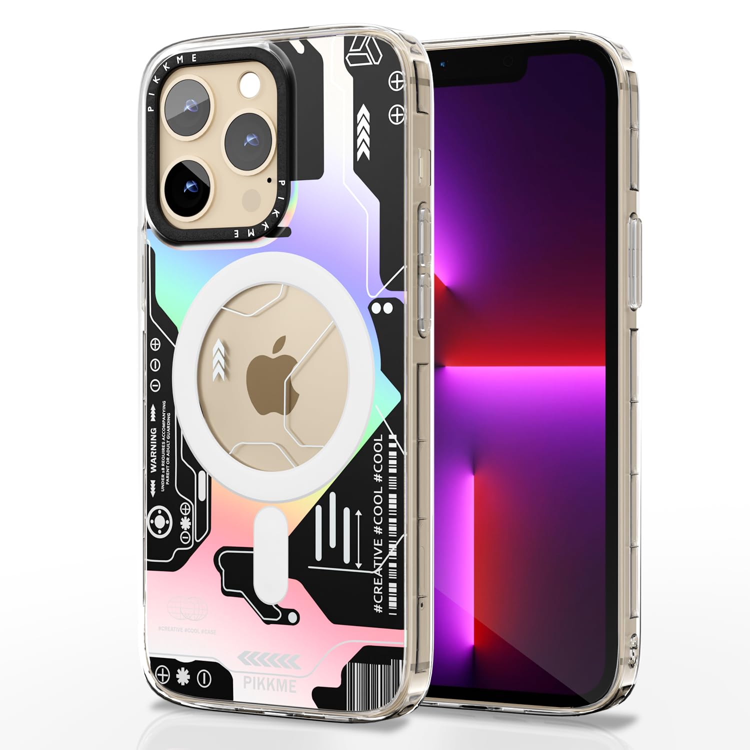 iPhone 13 Pro mobile cover in black by Pikkme