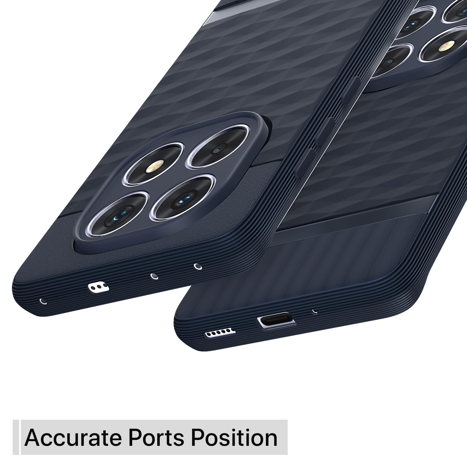 Pikkme Redmi Note 14 Pro 5G Gencase Back Cover (Blue)