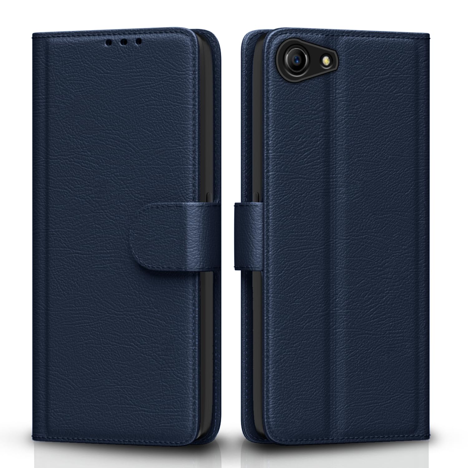 Oppo A83 mobile flip cover in blue by Pikkme