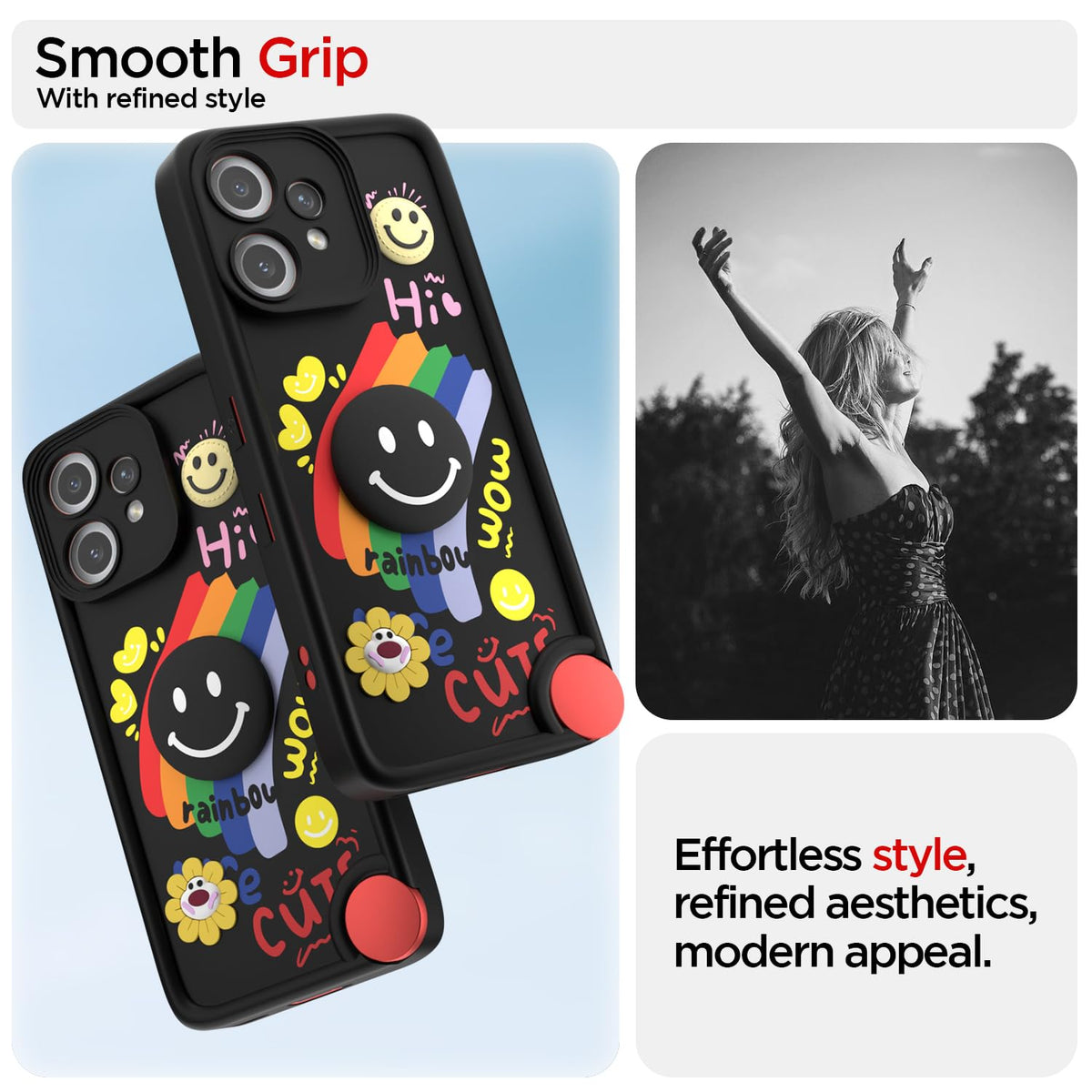 CMF Phone 2 Pro 5G Soft Silicone mobile cover in black by Pikkme – photo 2
