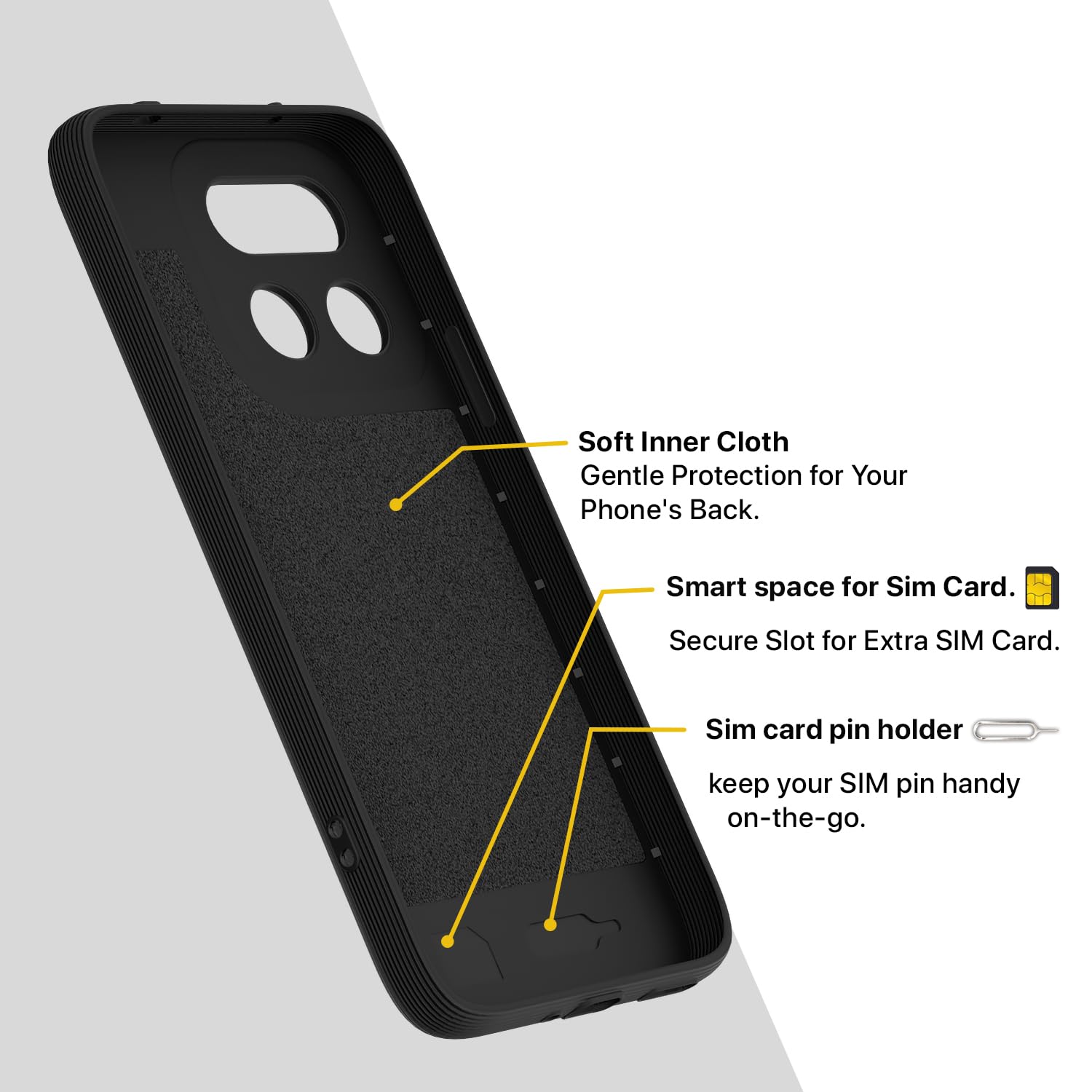 Pikkme black Silicone mobile cover for Realme 16 Pro 5G – photo 6