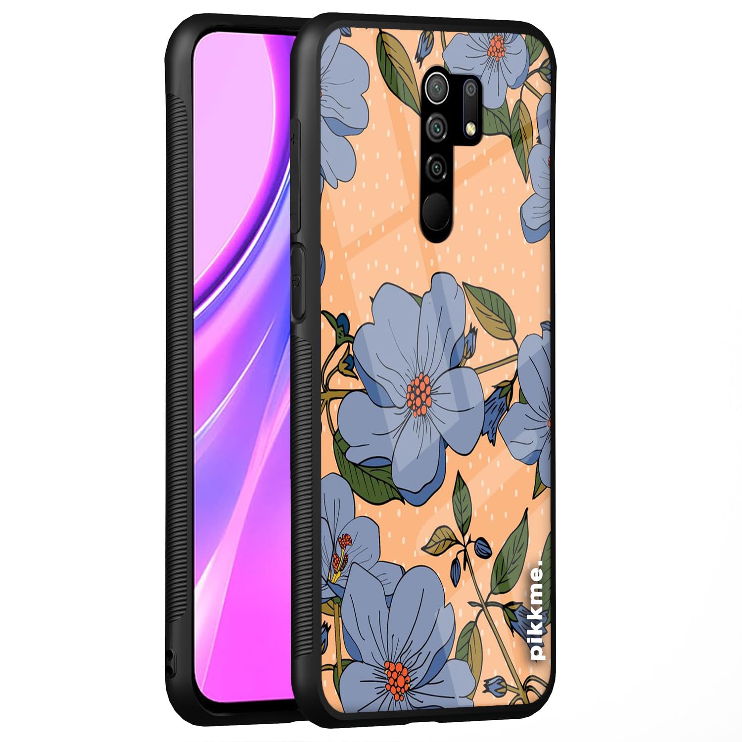 Flower Mobile back cover for Redmi 9 Prime – Pikkme