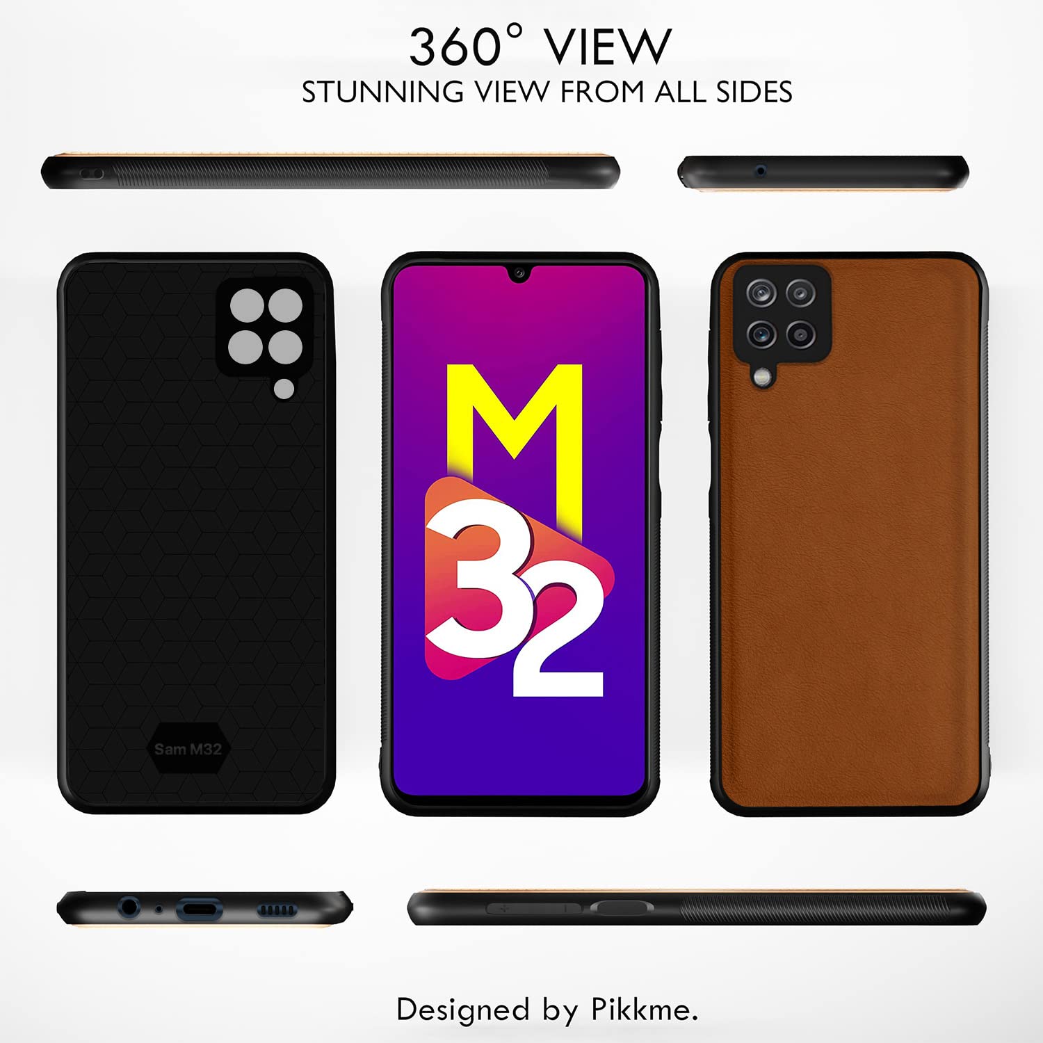 Samsung M32 Prime/M32 4G mobile cover in camel by Pikkme – photo 3