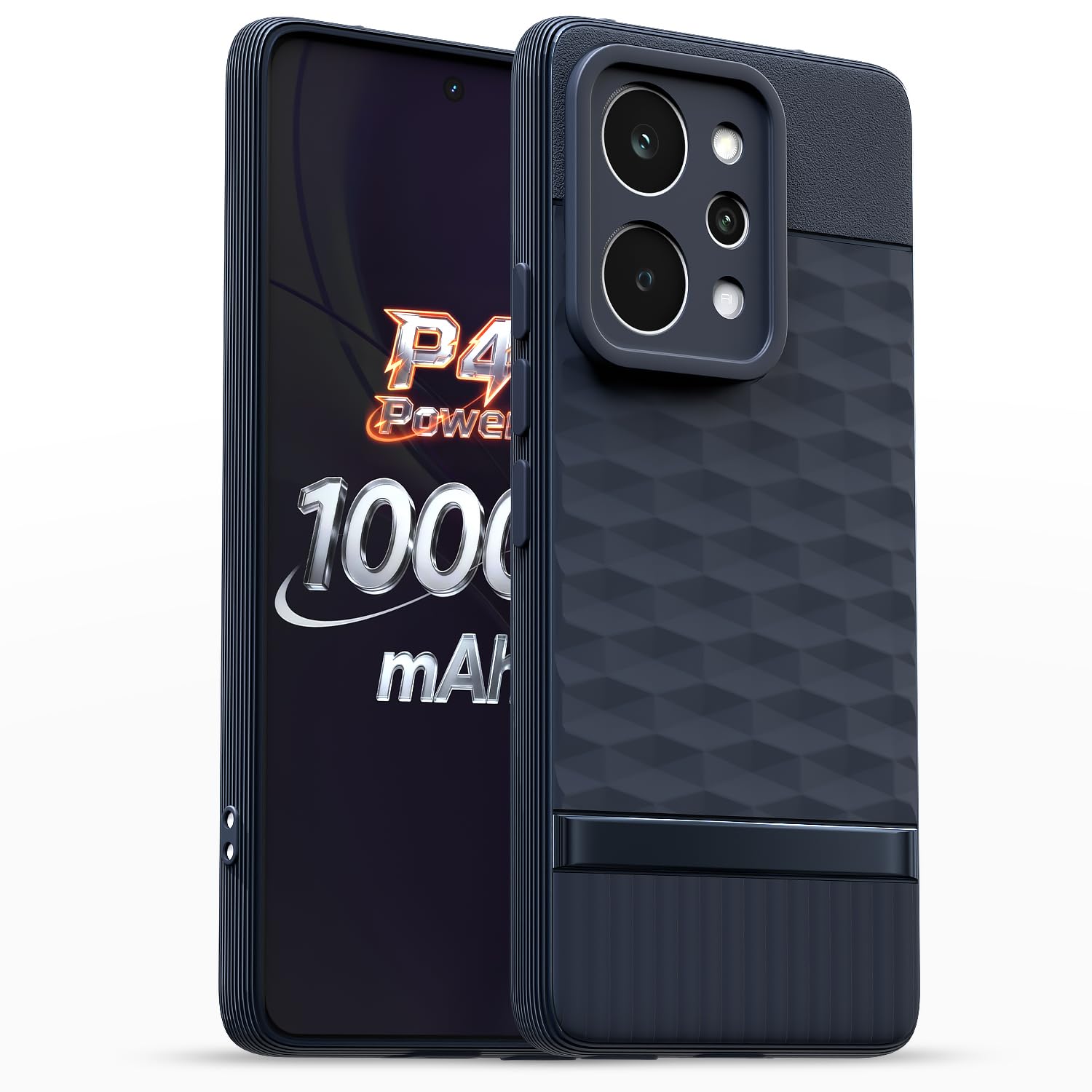 Blue Silicone back cover for Realme P4 Power 5G – Pikkme