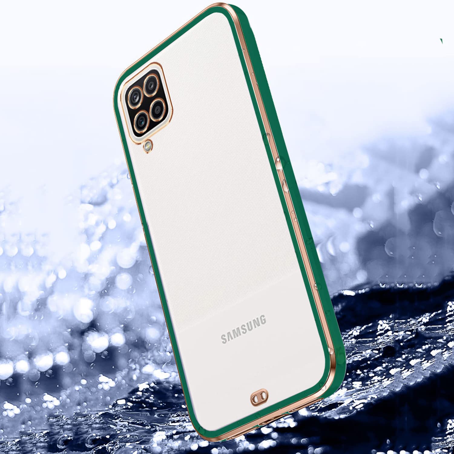 Green Chrome mobile cover for Samsung M12/F12/A12 – Pikkme – photo 2