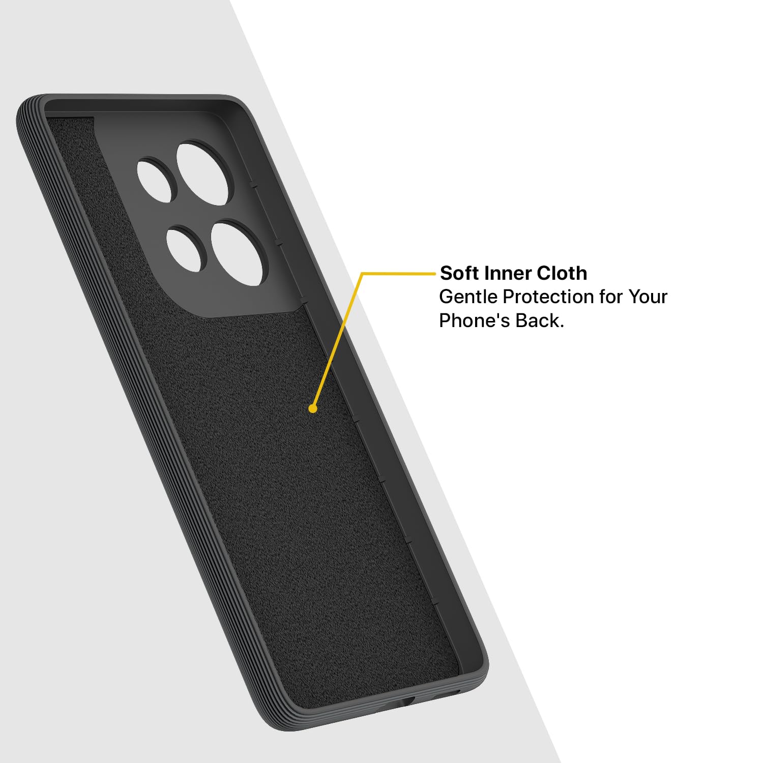 Pikkme Motorola Moto Edge 50 Neo 5G Gencase Back Cover (Grey)