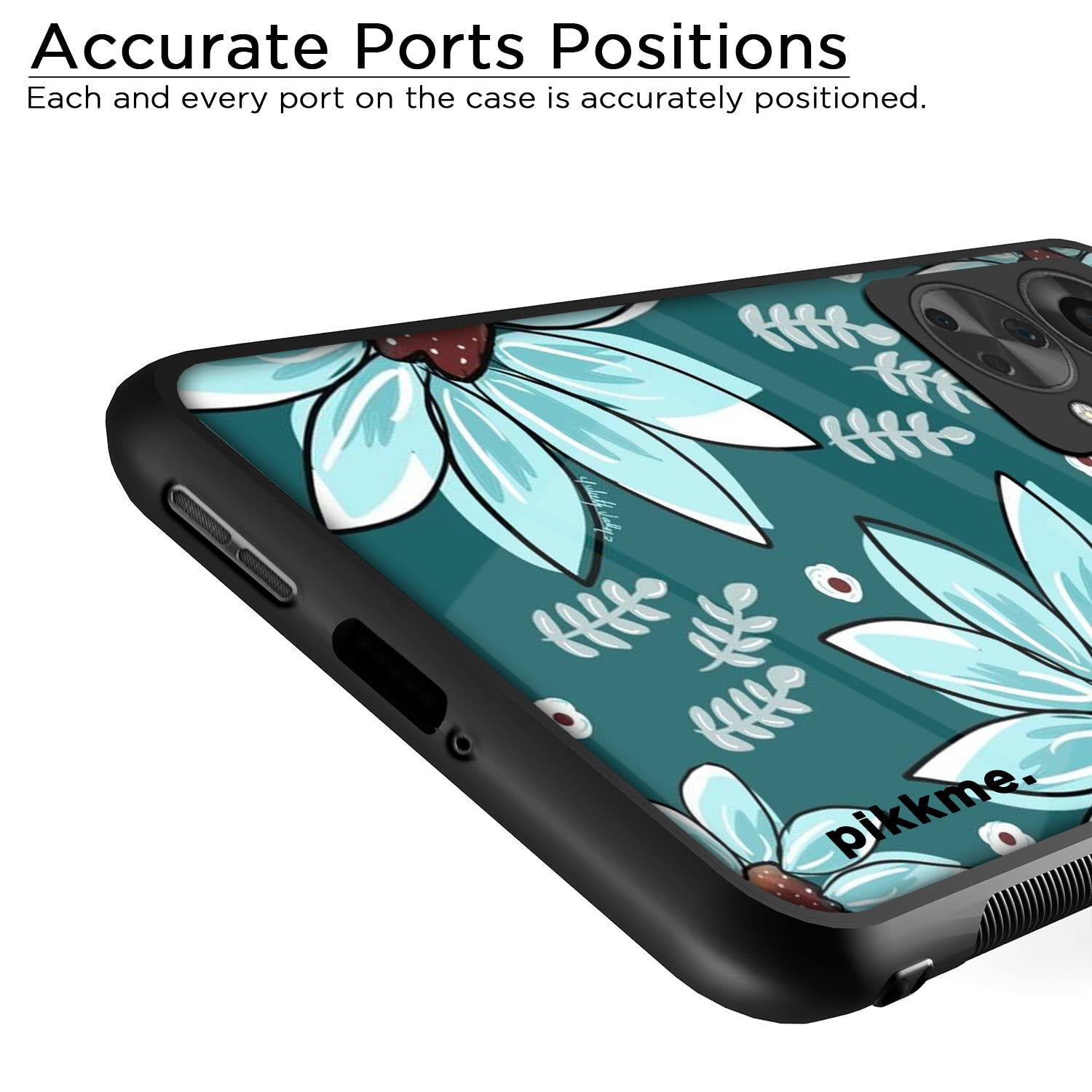 Pikkme OnePlus Nord 2T 5G Flower back cover – photo 6
