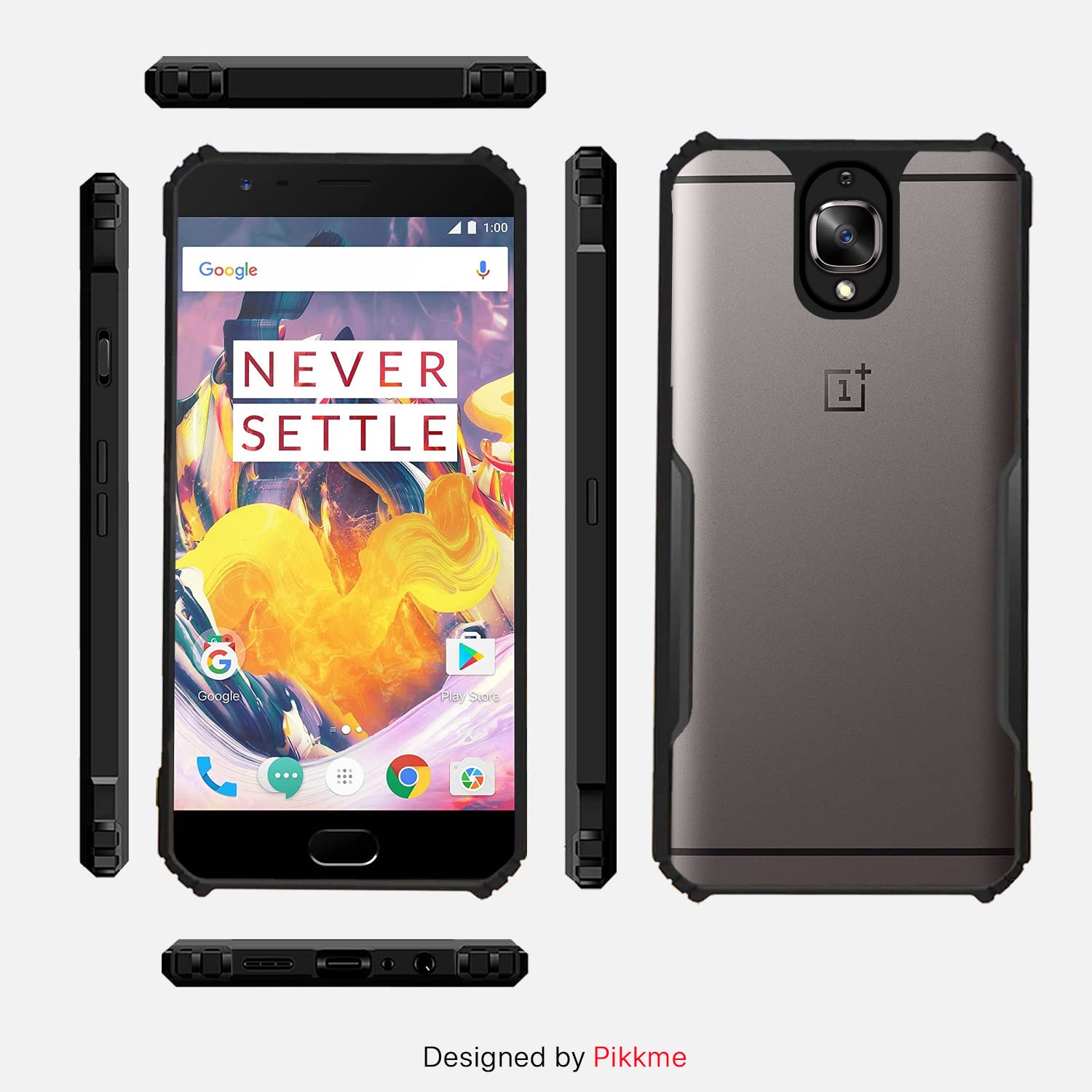 Pikkme black phone cover for OnePlus 3T – photo 3