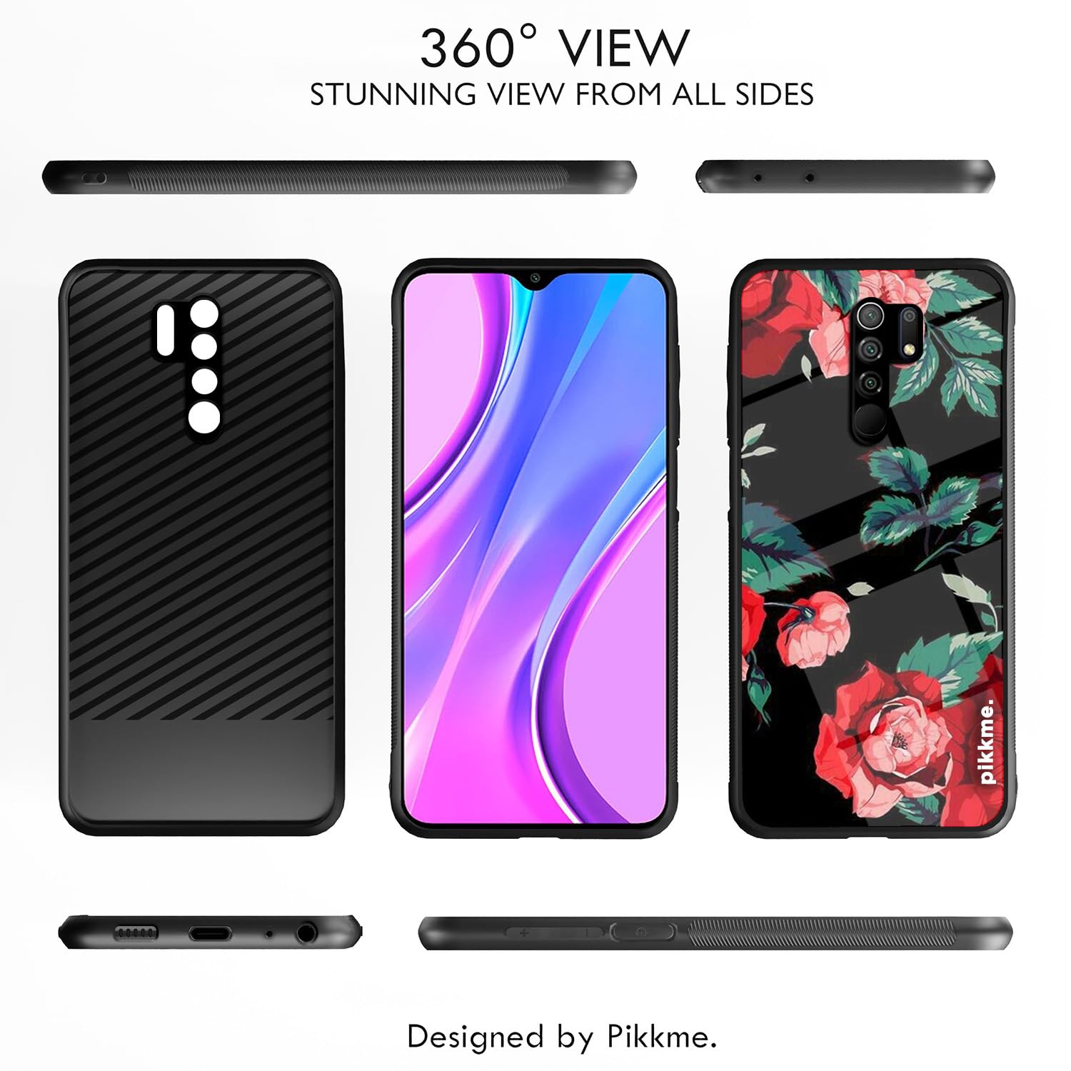 Pikkme Flower back cover for Redmi 9 Prime – photo 2