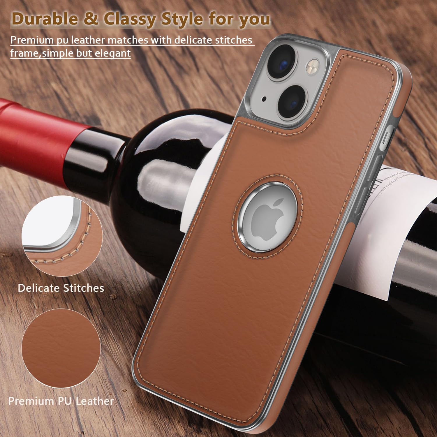 Pikkme iPhone 14 Plus chrome brown phone cover – photo 7