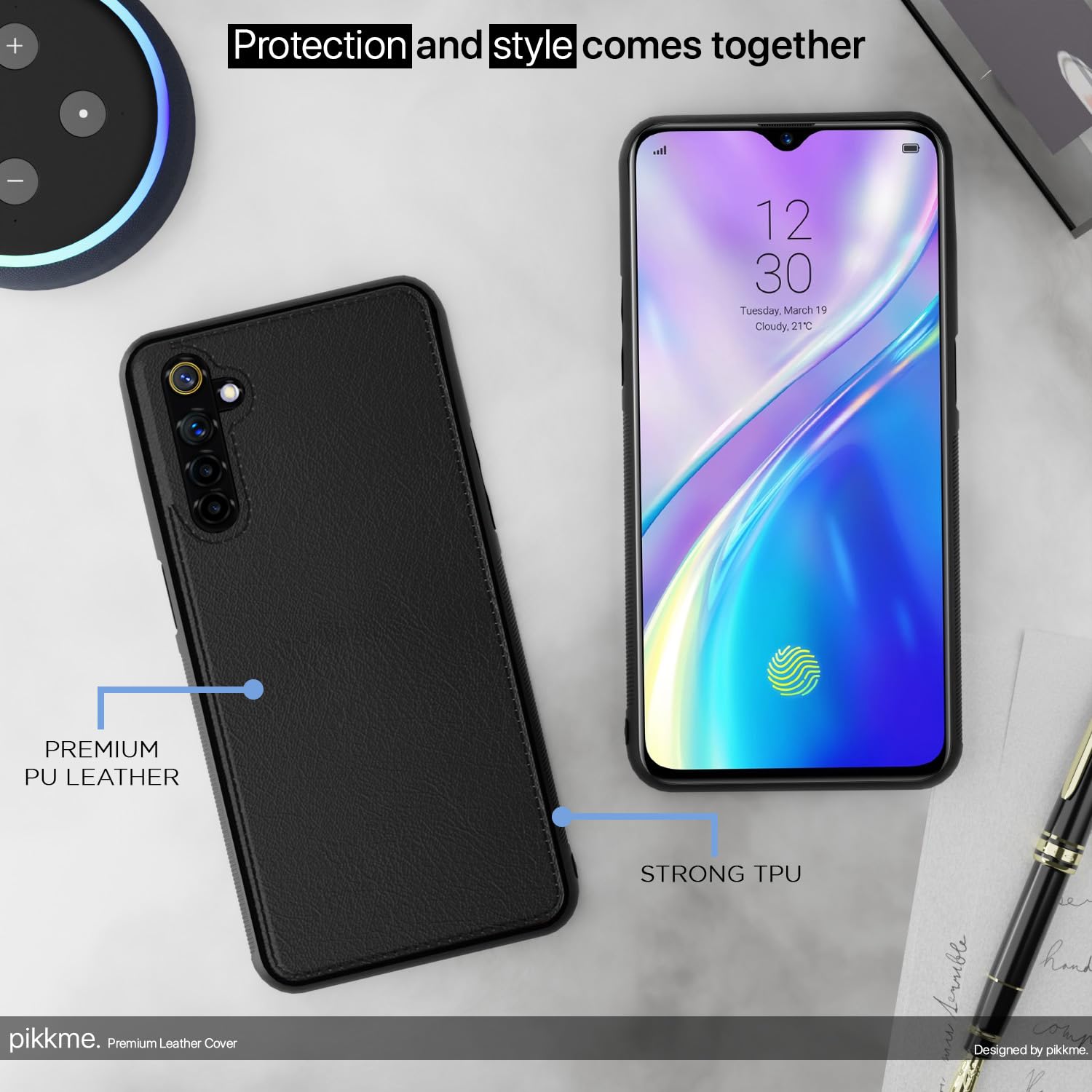 Pikkme Realme XT/X2 black back cover – photo 5