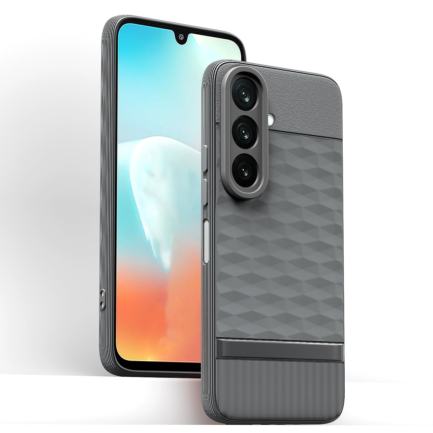 Samsung M47/A27 5G Silicone phone cover in grey by Pikkme – photo 2