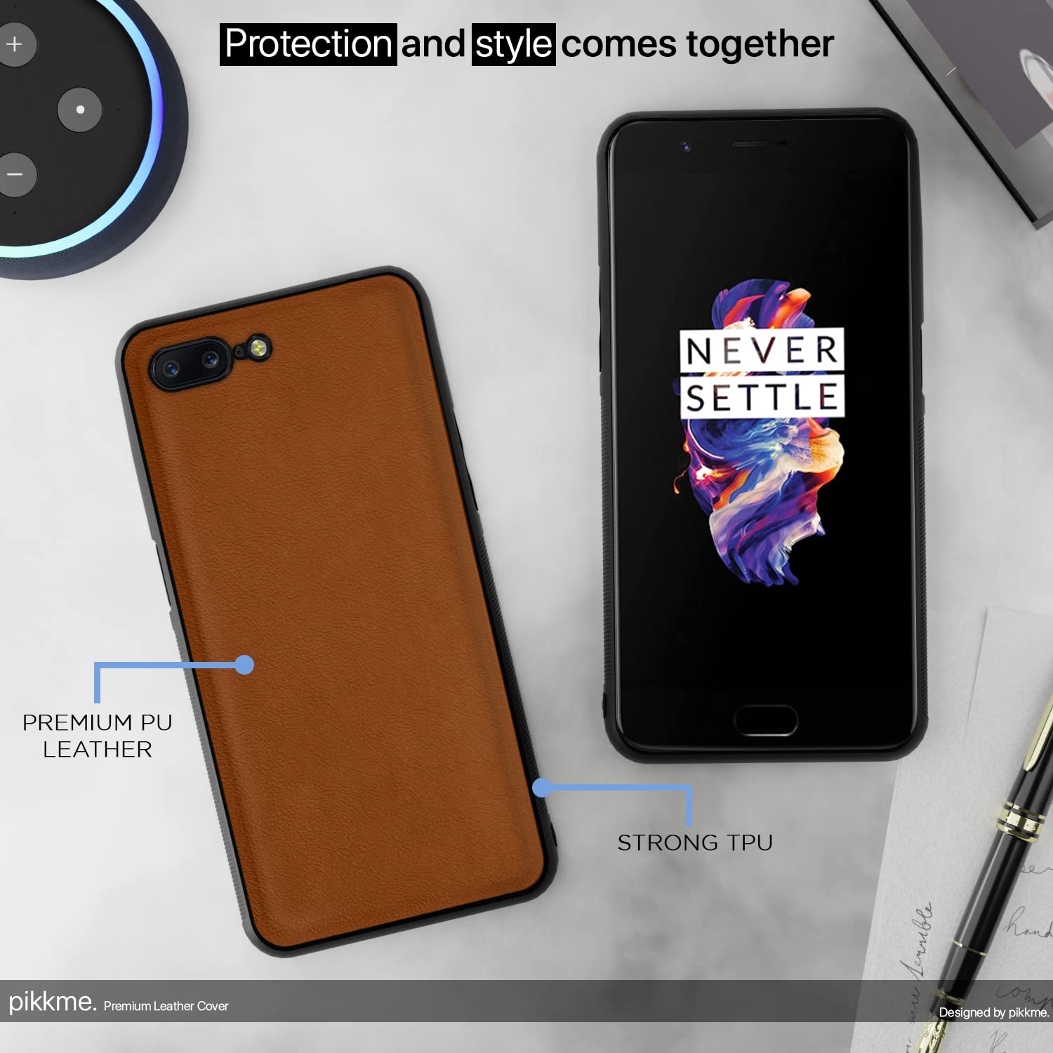 OnePlus 5 mobile cover in camel by Pikkme – photo 5
