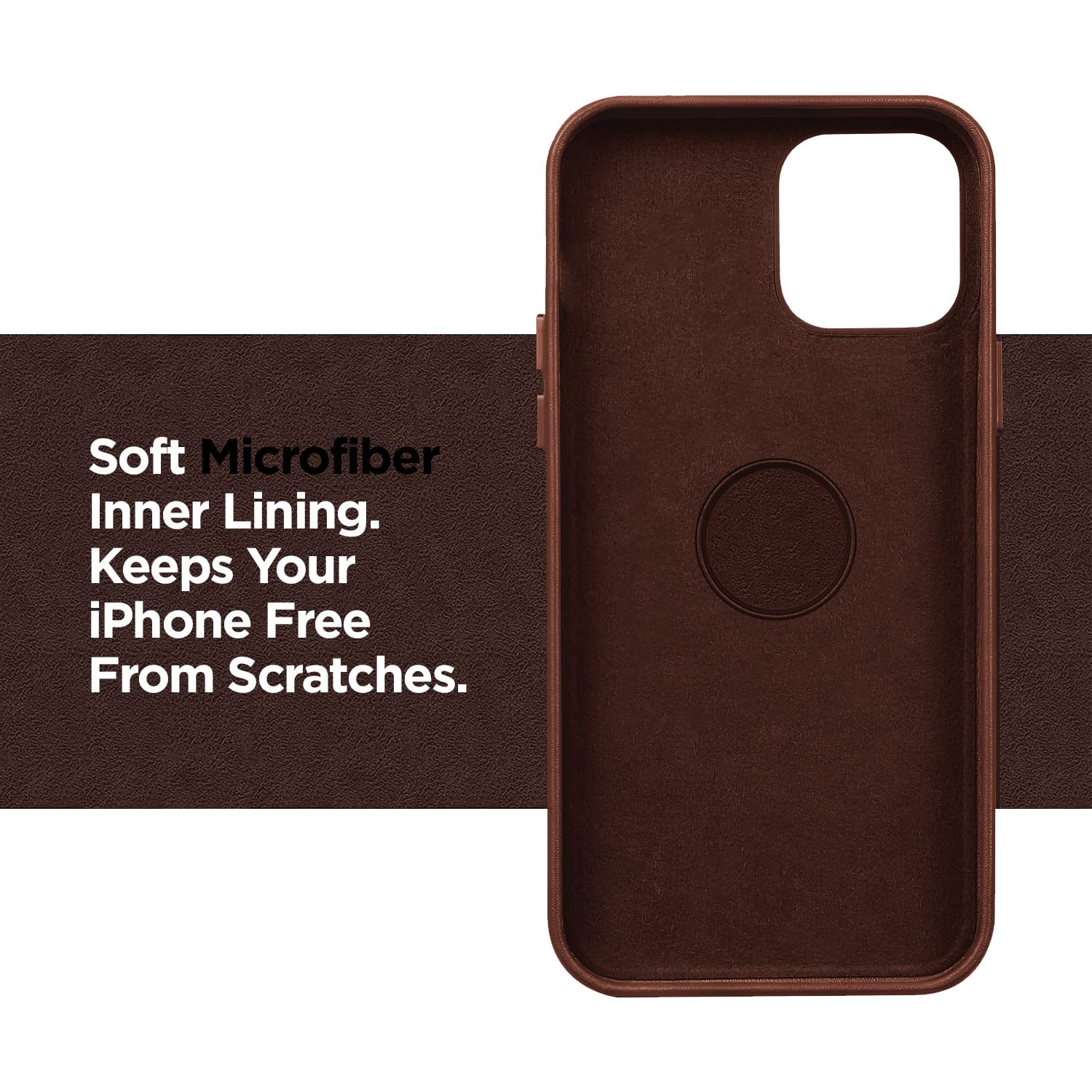 Umber Leather mobile back cover for iPhone 13 – Pikkme – photo 7