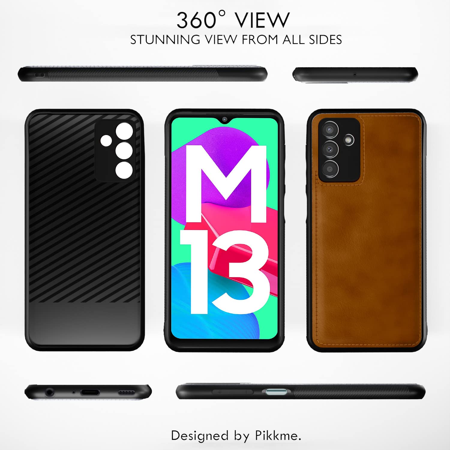 Pikkme Samsung M13 4G brown mobile cover – photo 3