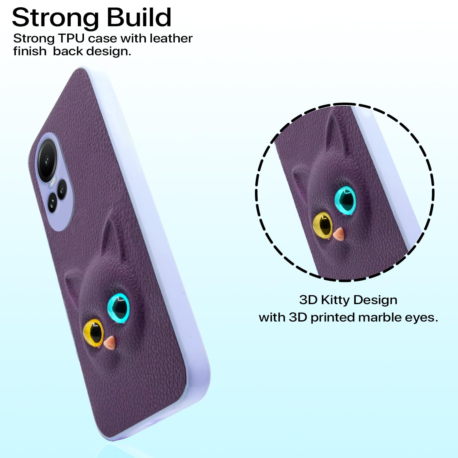 Oppo Reno 10 Pro 5G phone cover in purple by Pikkme – photo 2
