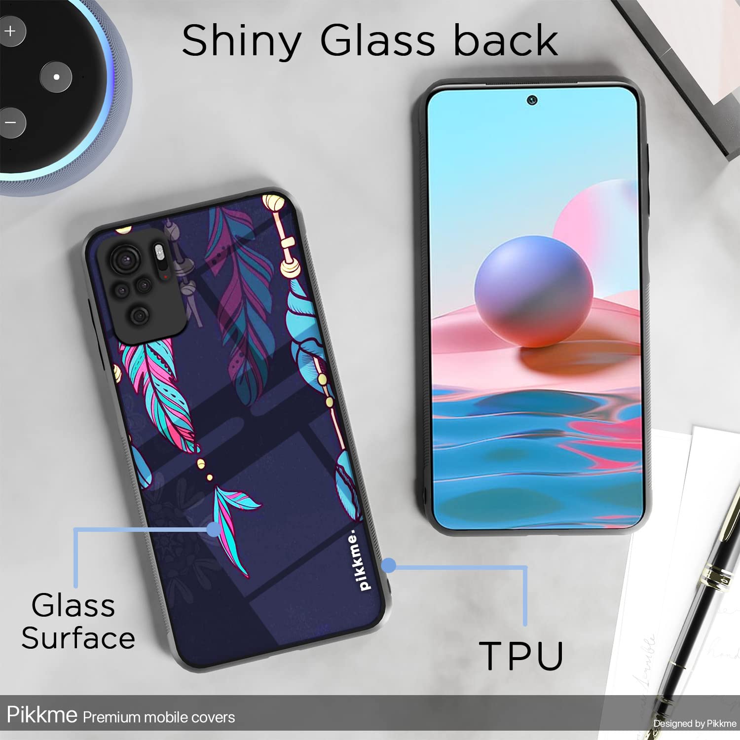 Pikkme Redmi Note 10/Note 10s Flower mobile back cover – photo 3