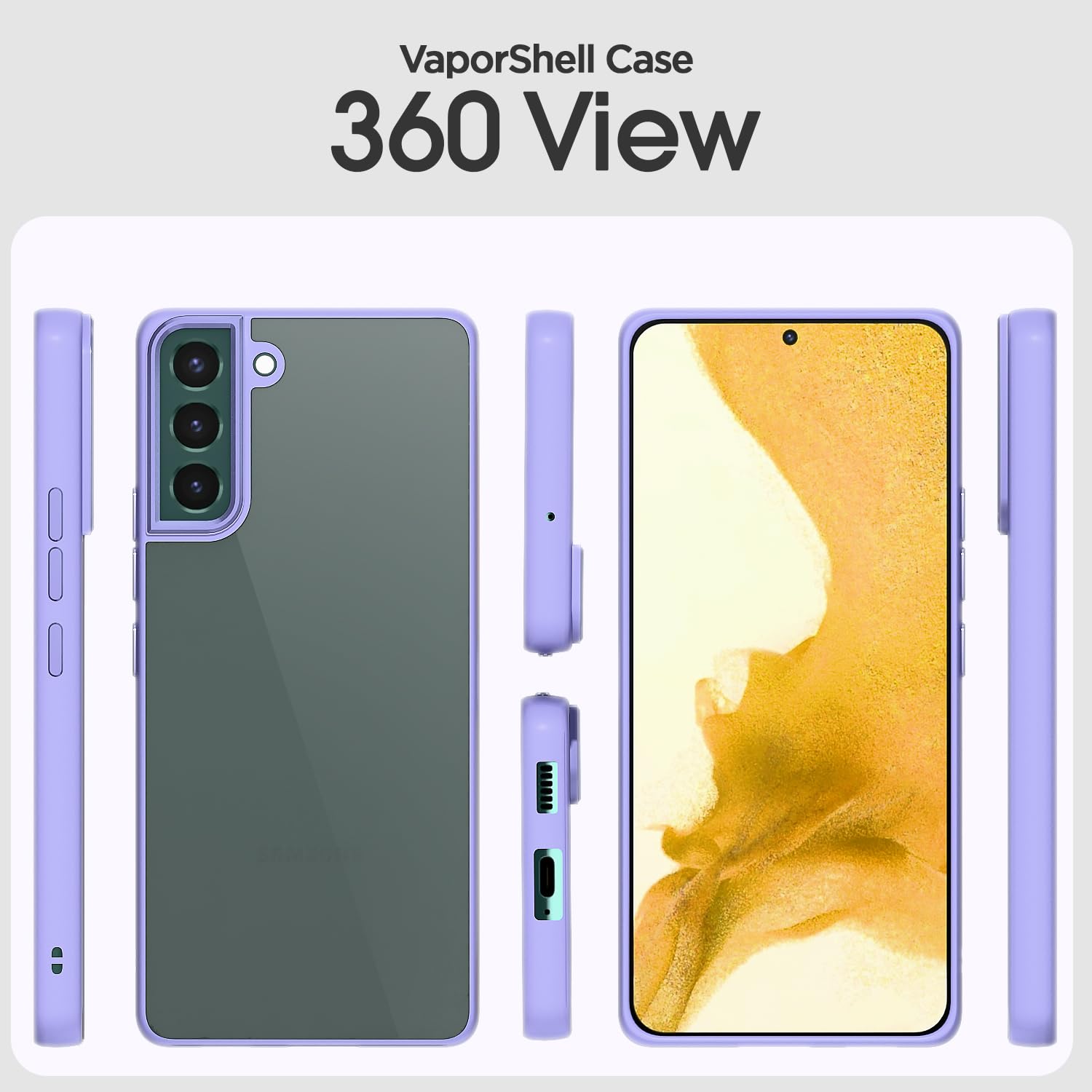 Pikkme Samsung S22 Plus 5G Chrome purple phone cover – photo 2
