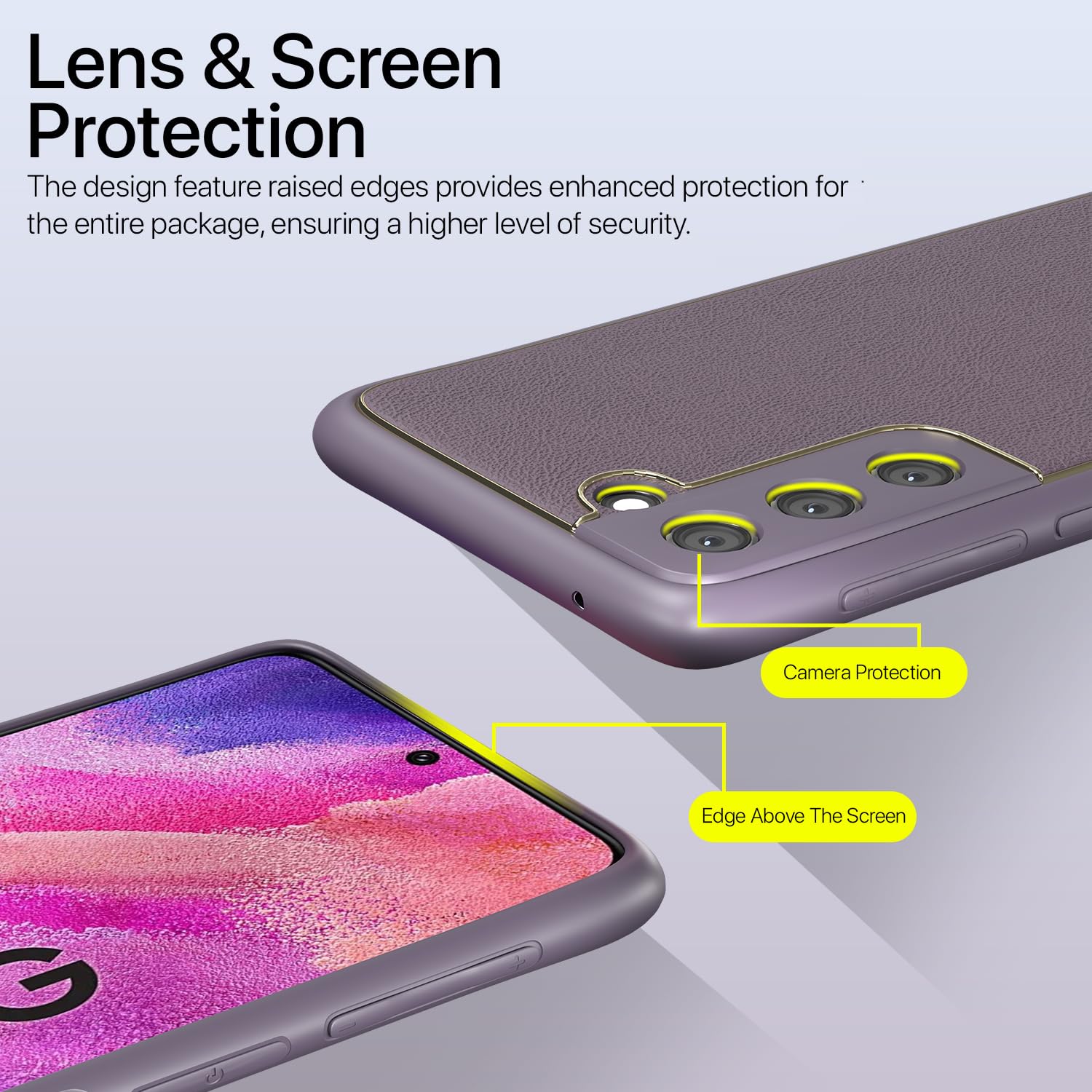 Pikkme Samsung S21 FE 5G Chrome purple mobile cover – photo 4
