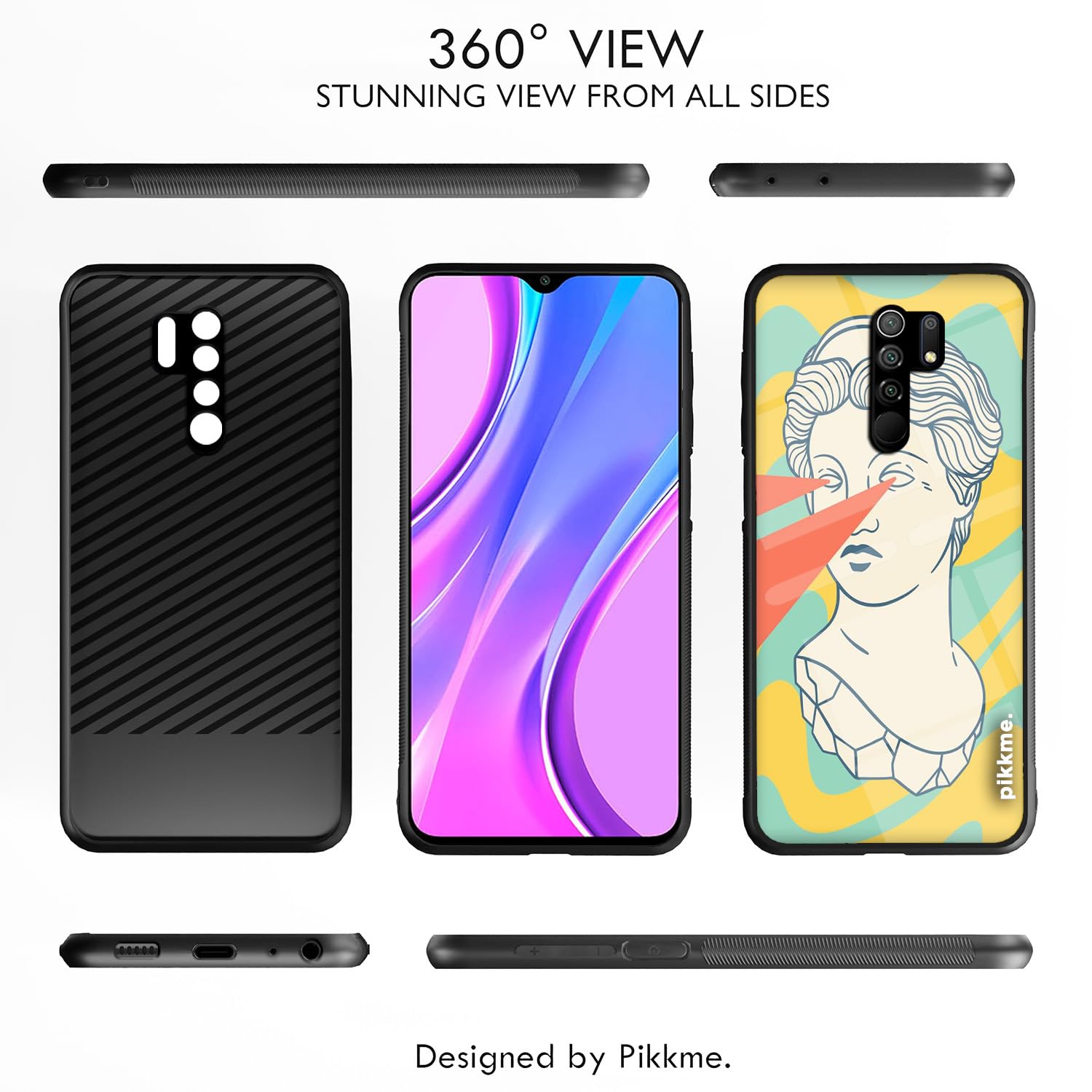 Pikkme Hybrid mobile back cover for Redmi 9 Prime – photo 2