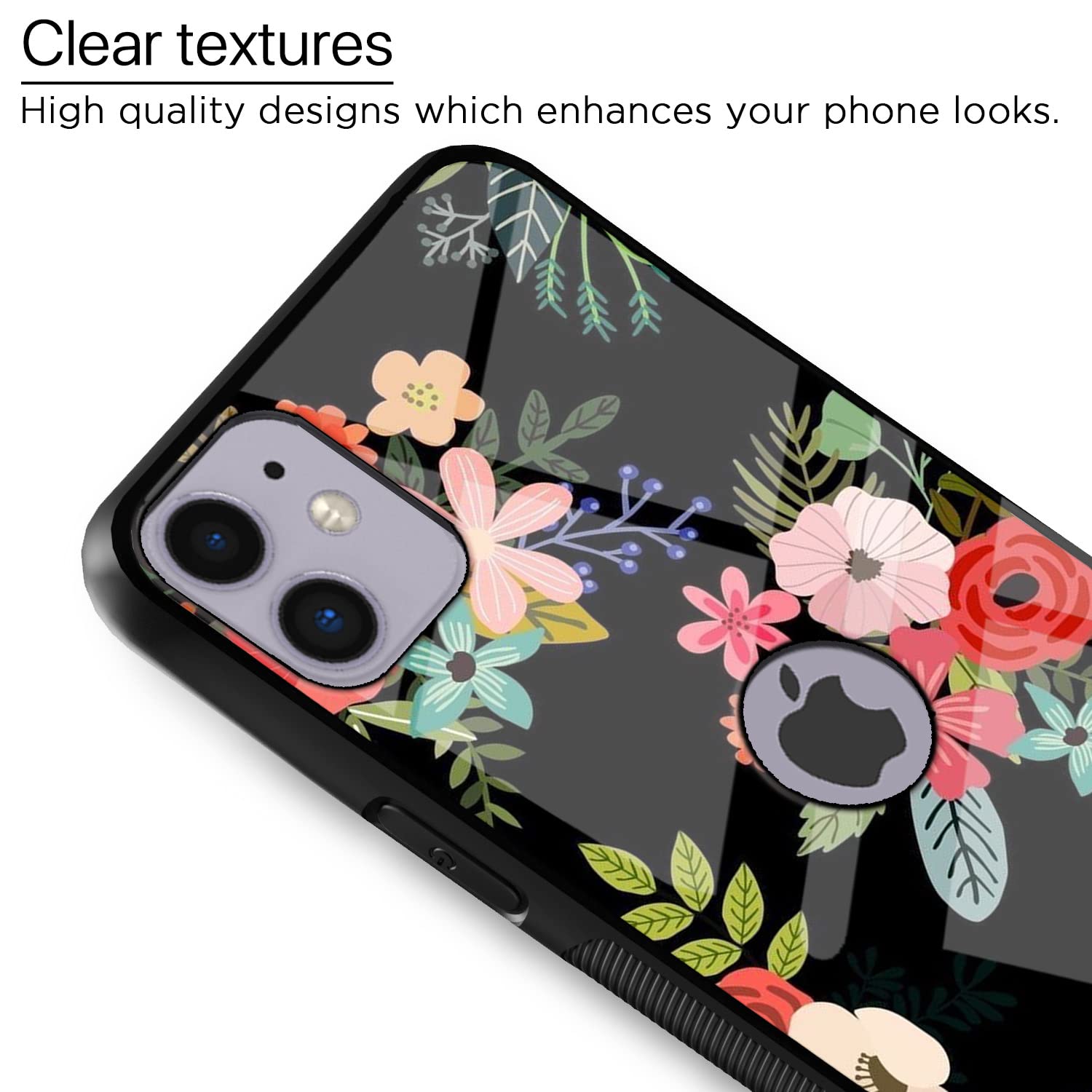 iPhone 12 Mini Flower phone cover by Pikkme – photo 4