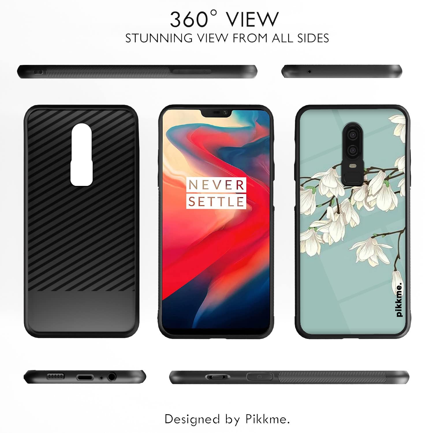 OnePlus 6 Flower phone cover by Pikkme – photo 2