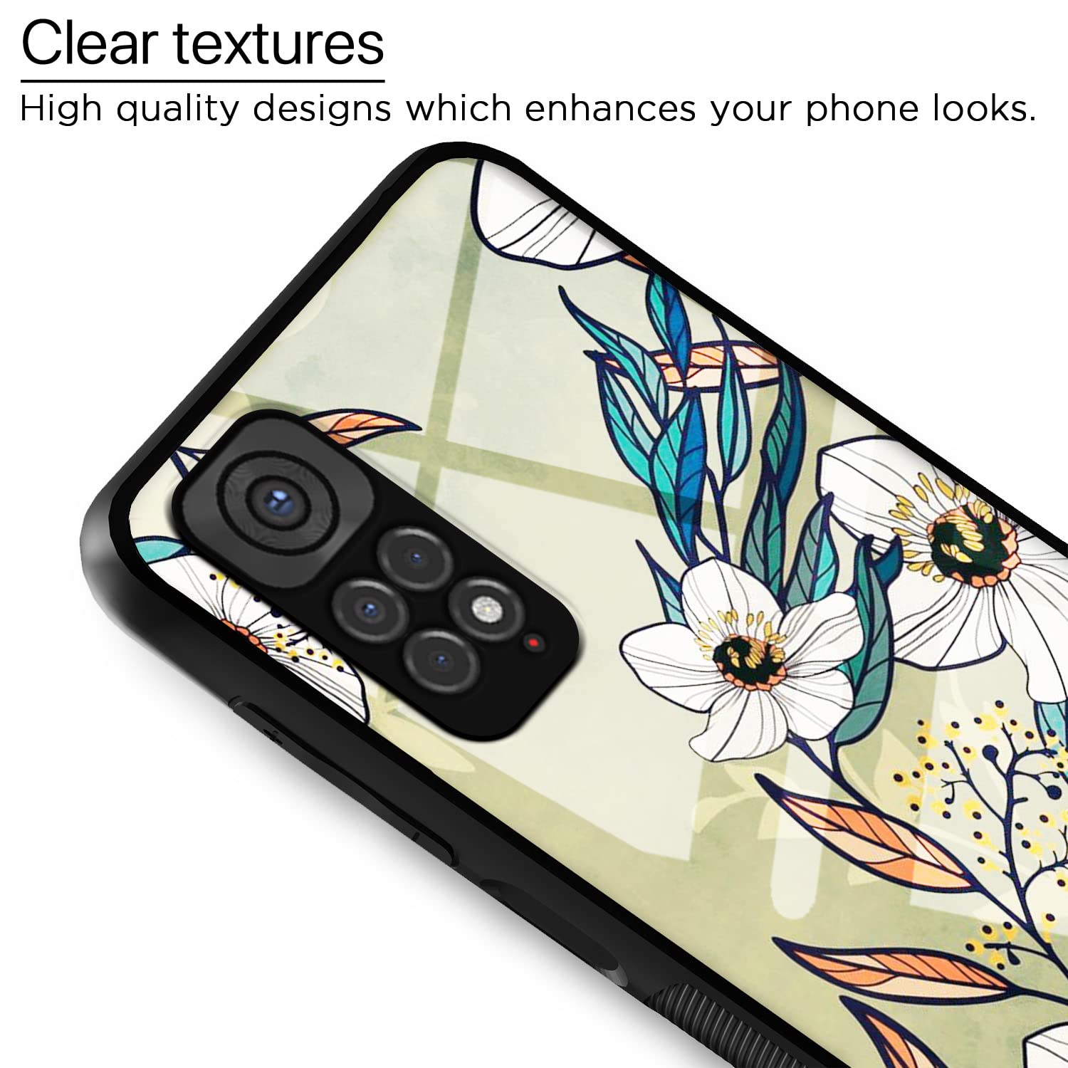 Redmi Note 11/Note 11s Flower phone cover by Pikkme – photo 4