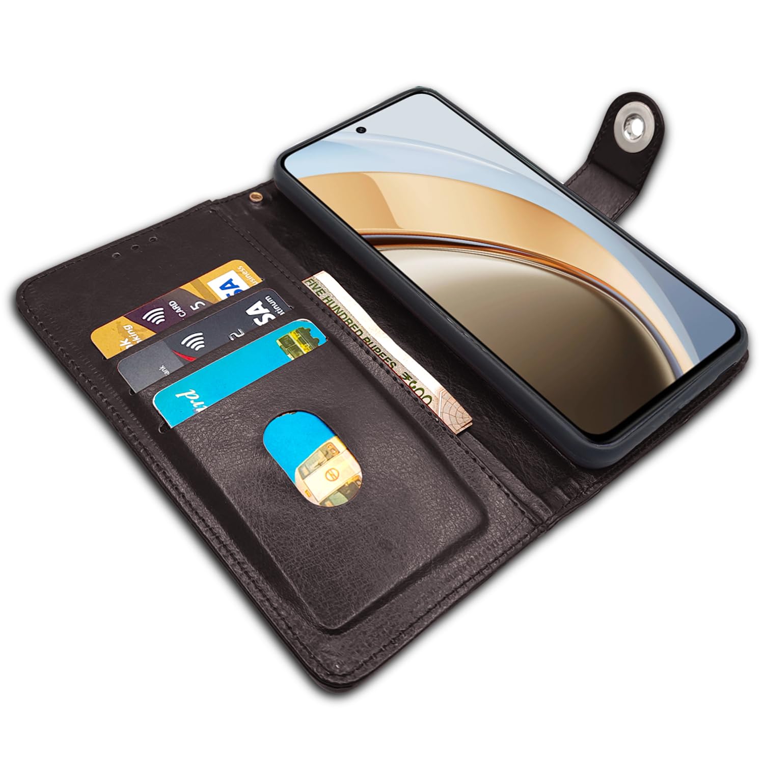 Pikkme Vivo Y300 5G coffee flip cover – photo 5