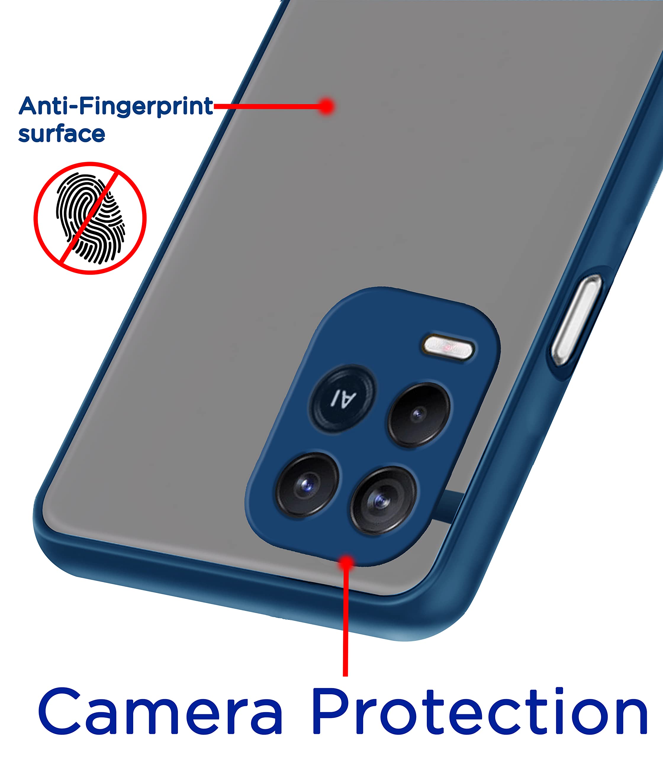Pikkme blue mobile back cover for Oppo A54 – photo 2