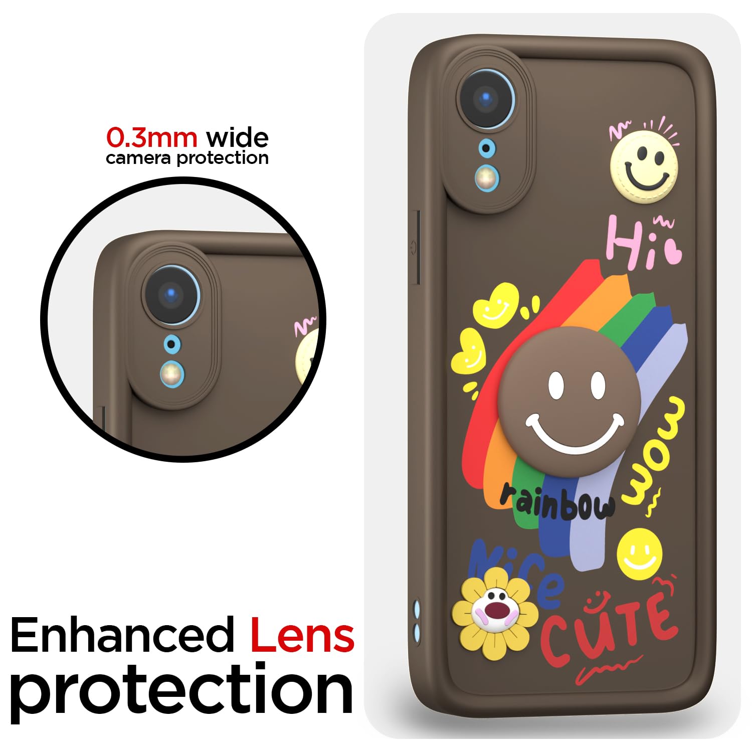 iPhone XR mobile back cover in brown by Pikkme – photo 5