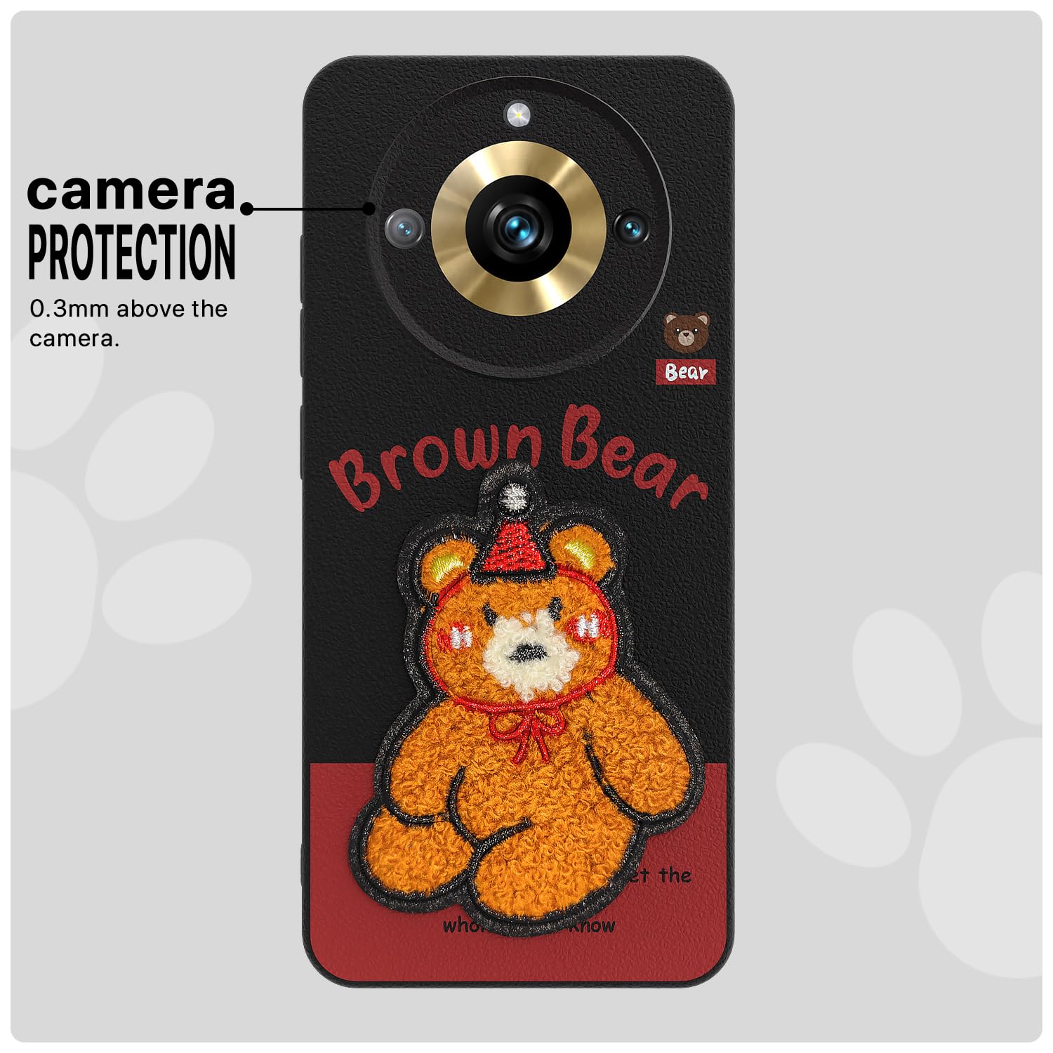 Pikkme Realme 11 Pro/11 Pro Plus 5G/Narzo 60 Pro 5G Plush Patch cherry mobile cover – photo 6