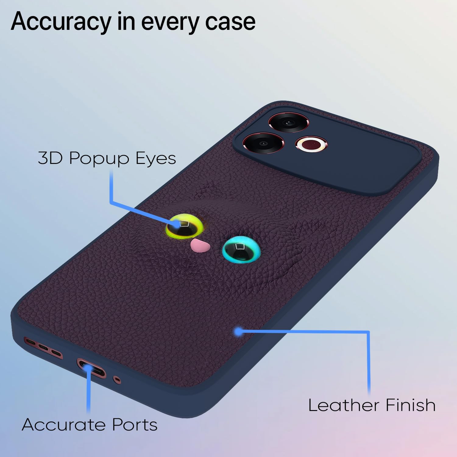 Purple Kitty mobile cover for Oppo F33 Pro 5G – Pikkme – photo 4