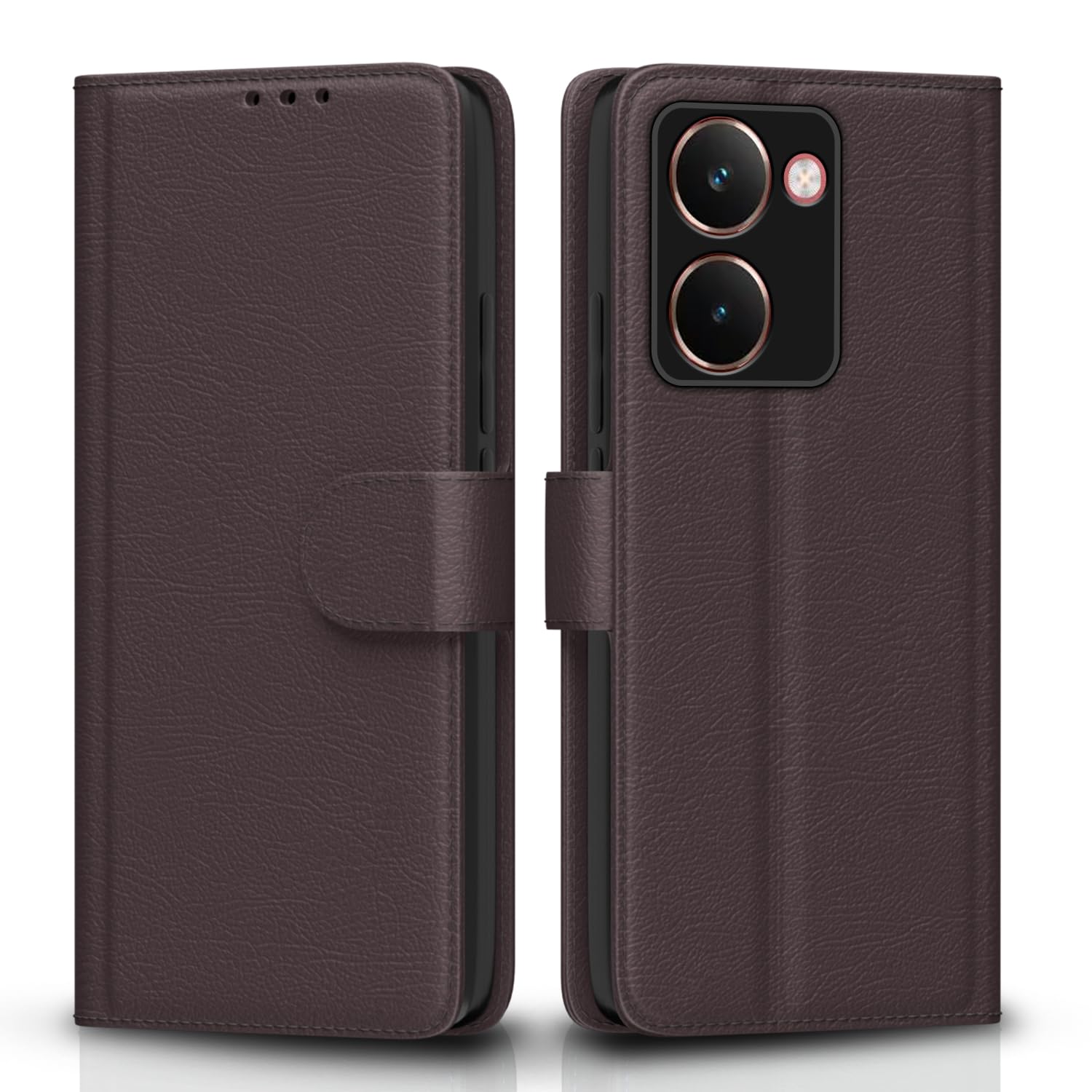 Pikkme Realme P3 Ultra 5G Vintage Flip Cover - Coffee