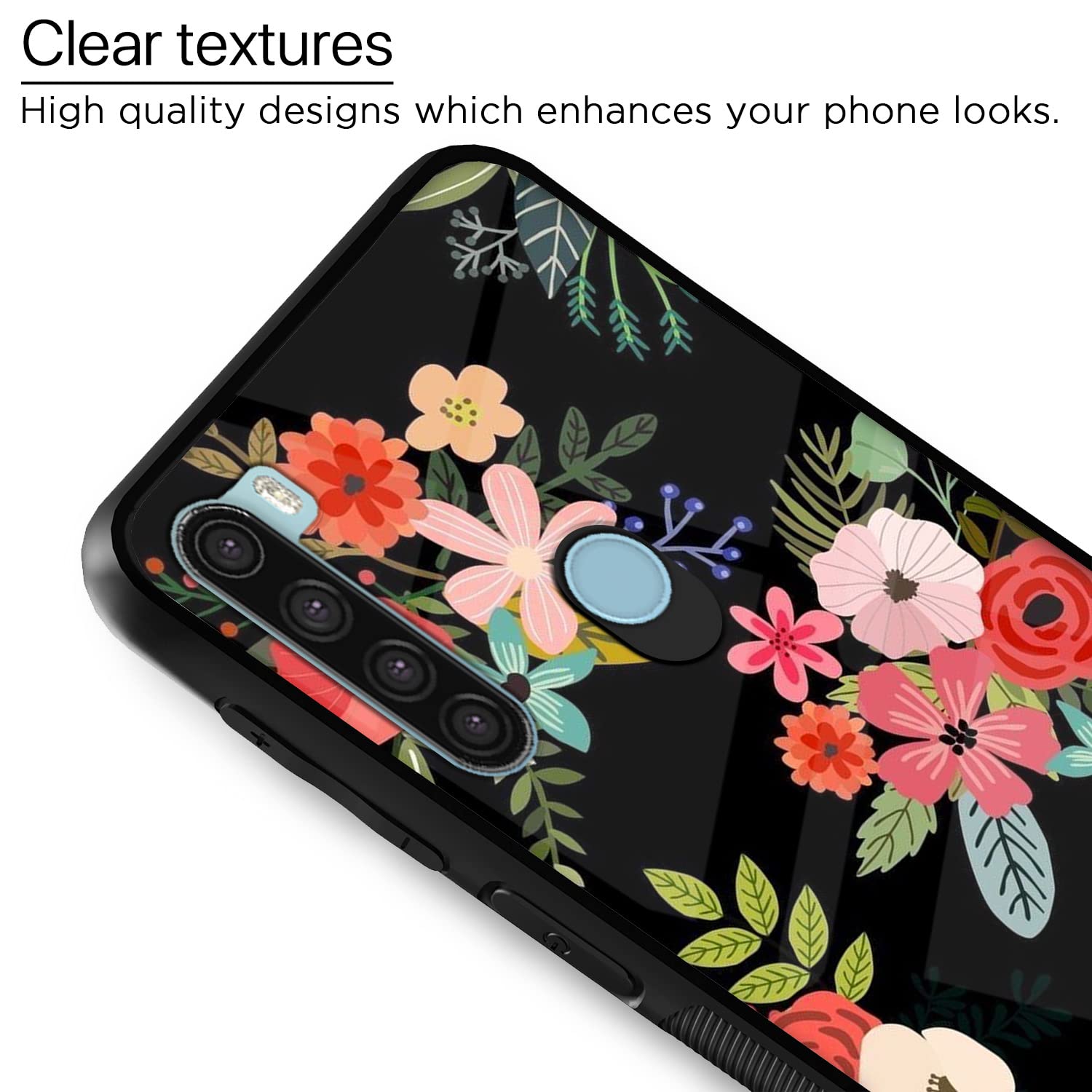 Redmi Note 8 Flower mobile cover by Pikkme – photo 4