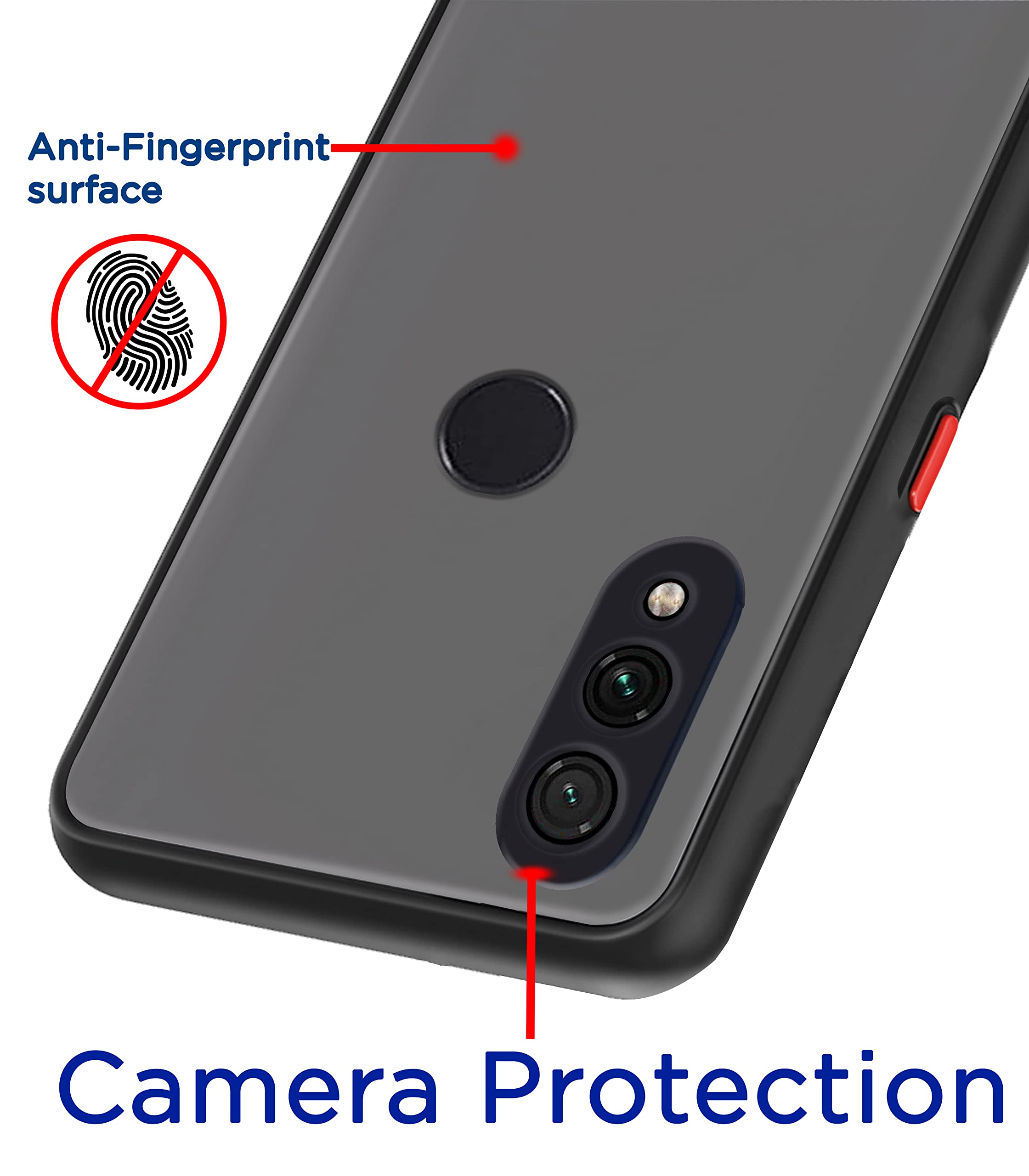 Black Hybrid mobile cover for Realme 3 Pro – Pikkme – photo 2