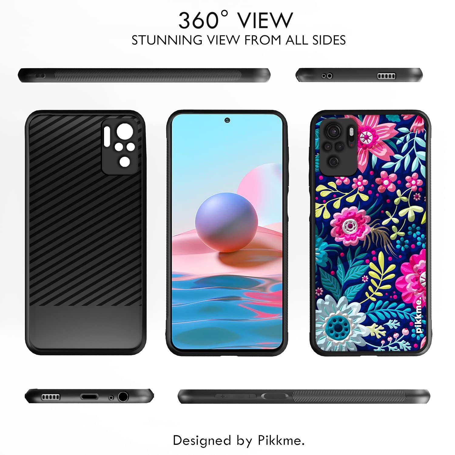 Redmi Note 10/Note 10s Flower mobile back cover by Pikkme – photo 2