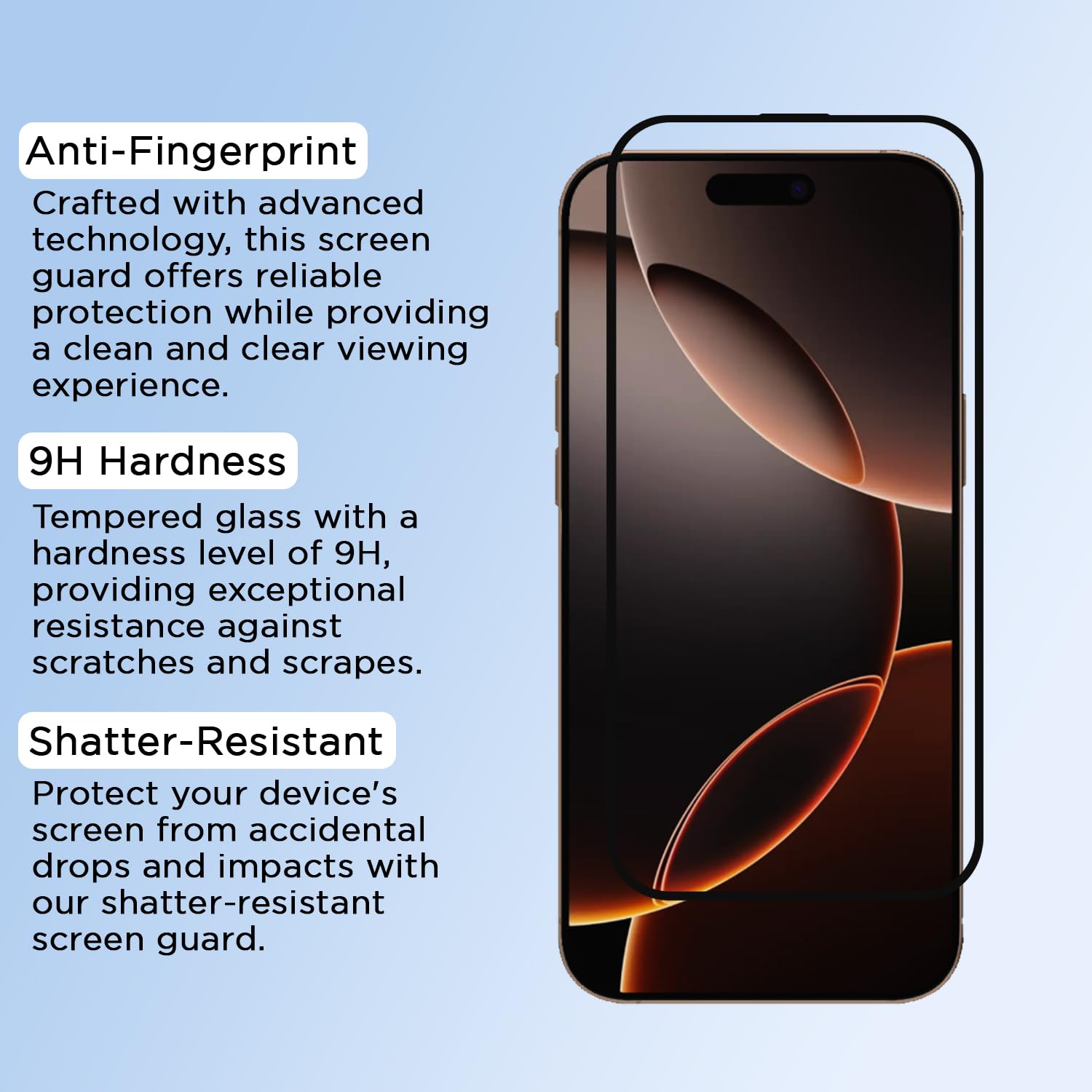 Pikkme tempered glass for iPhone 16 Pro Max – photo 7