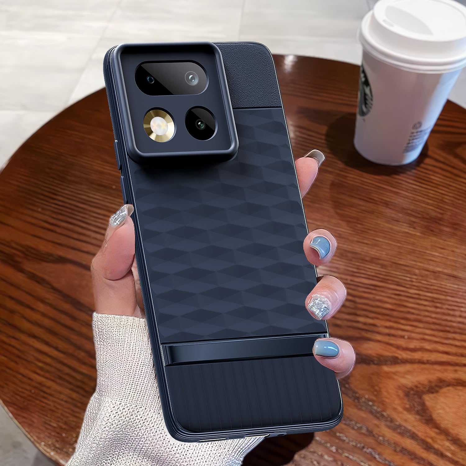 Pikkme Realme 16 Pro Plus 5G Silicone blue mobile cover – photo 7
