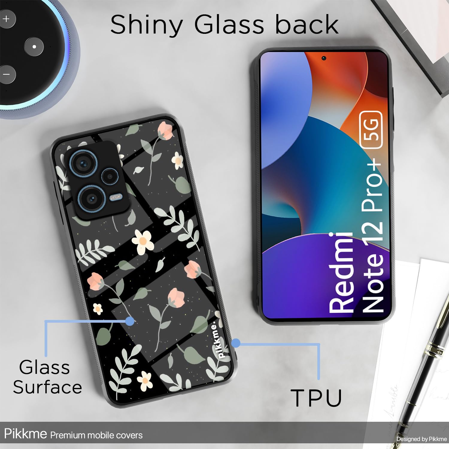 Redmi Note 12 Pro Plus 5G Flower mobile cover by Pikkme – photo 3