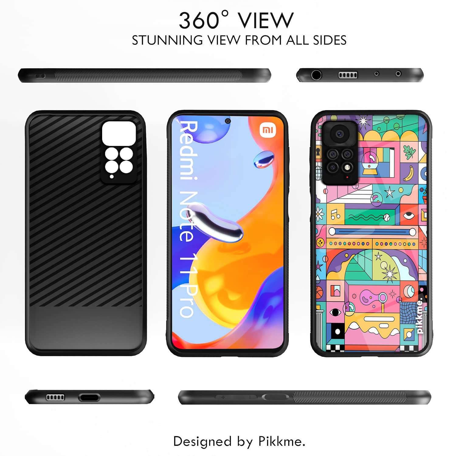 Redmi Note 11 Pro/Note 11 Pro Plus 5G Hybrid mobile cover by Pikkme – photo 2