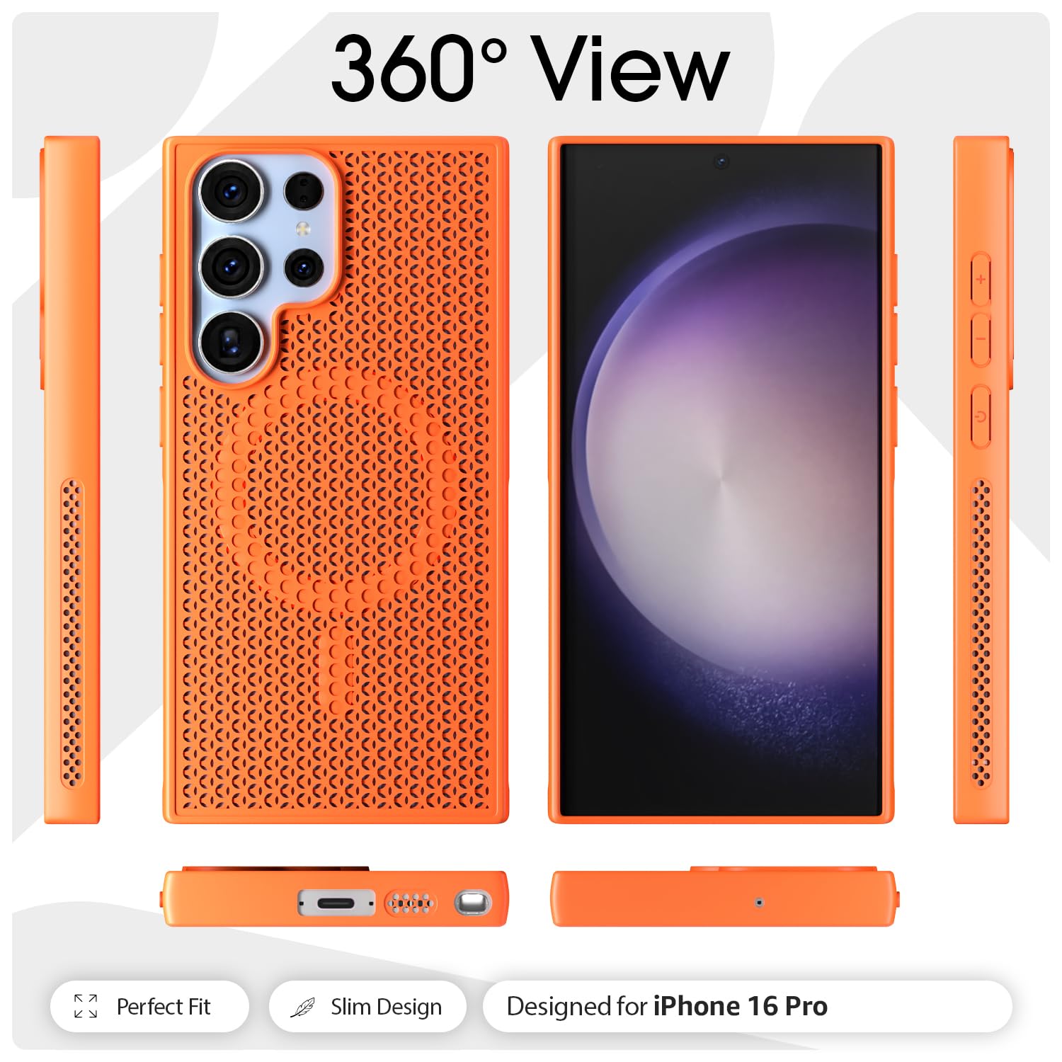 Orange back cover for Samsung S23 Ultra 5G – Pikkme – photo 3