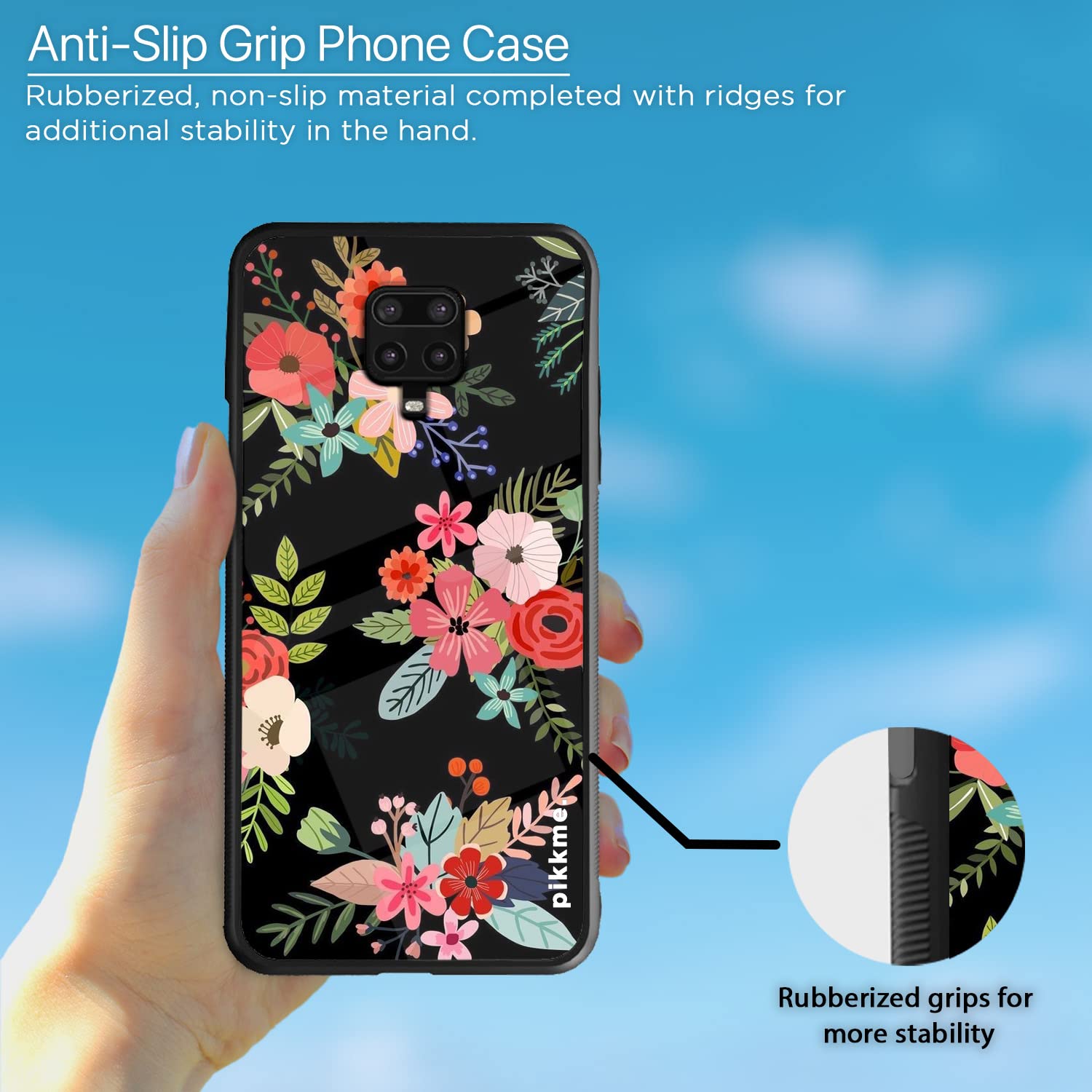 Pikkme Redmi Note 9 Pro/Note 9 Pro Max/Note 10 Lite Flower mobile back cover – photo 5