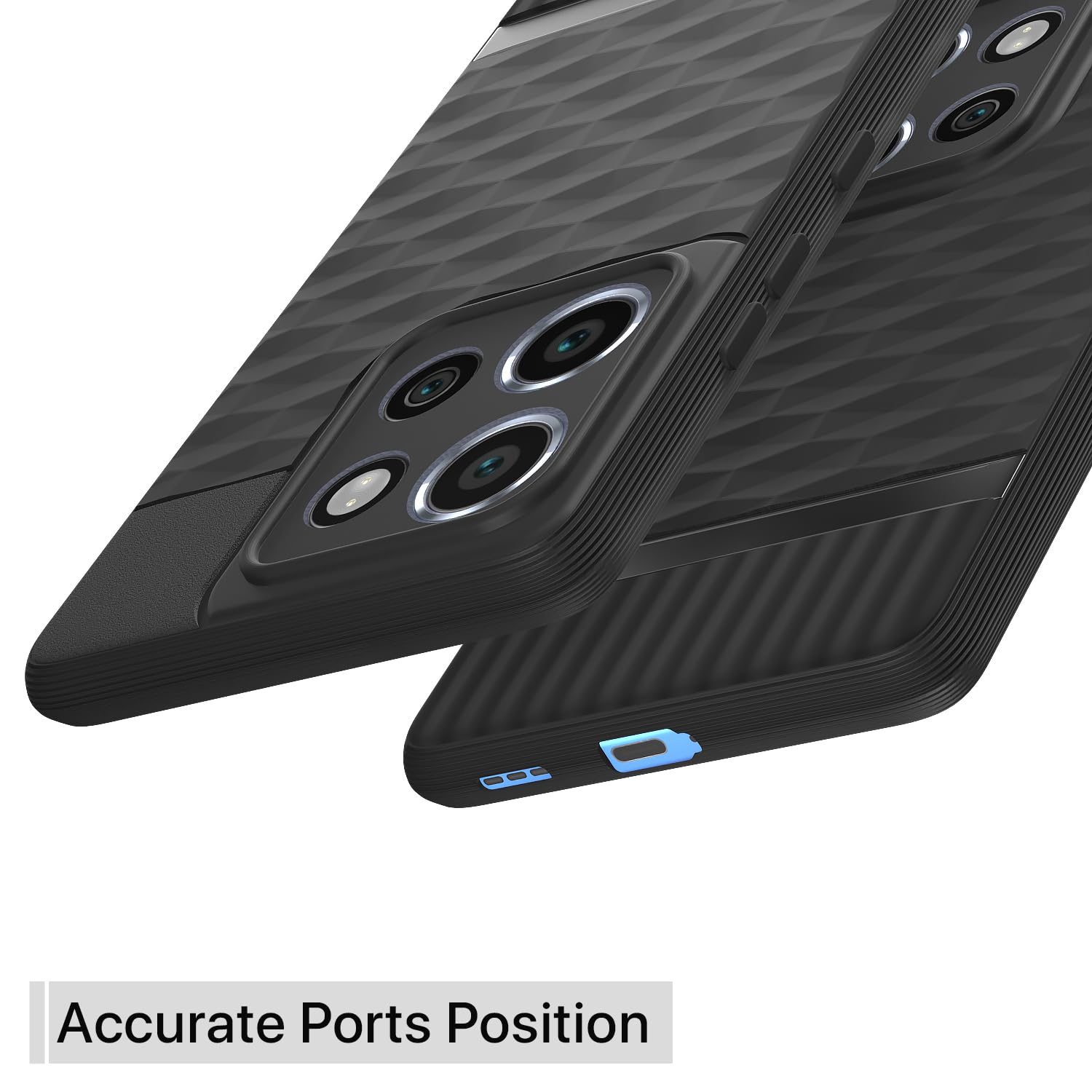 Black phone cover for Moto G86 5G – Pikkme – photo 4