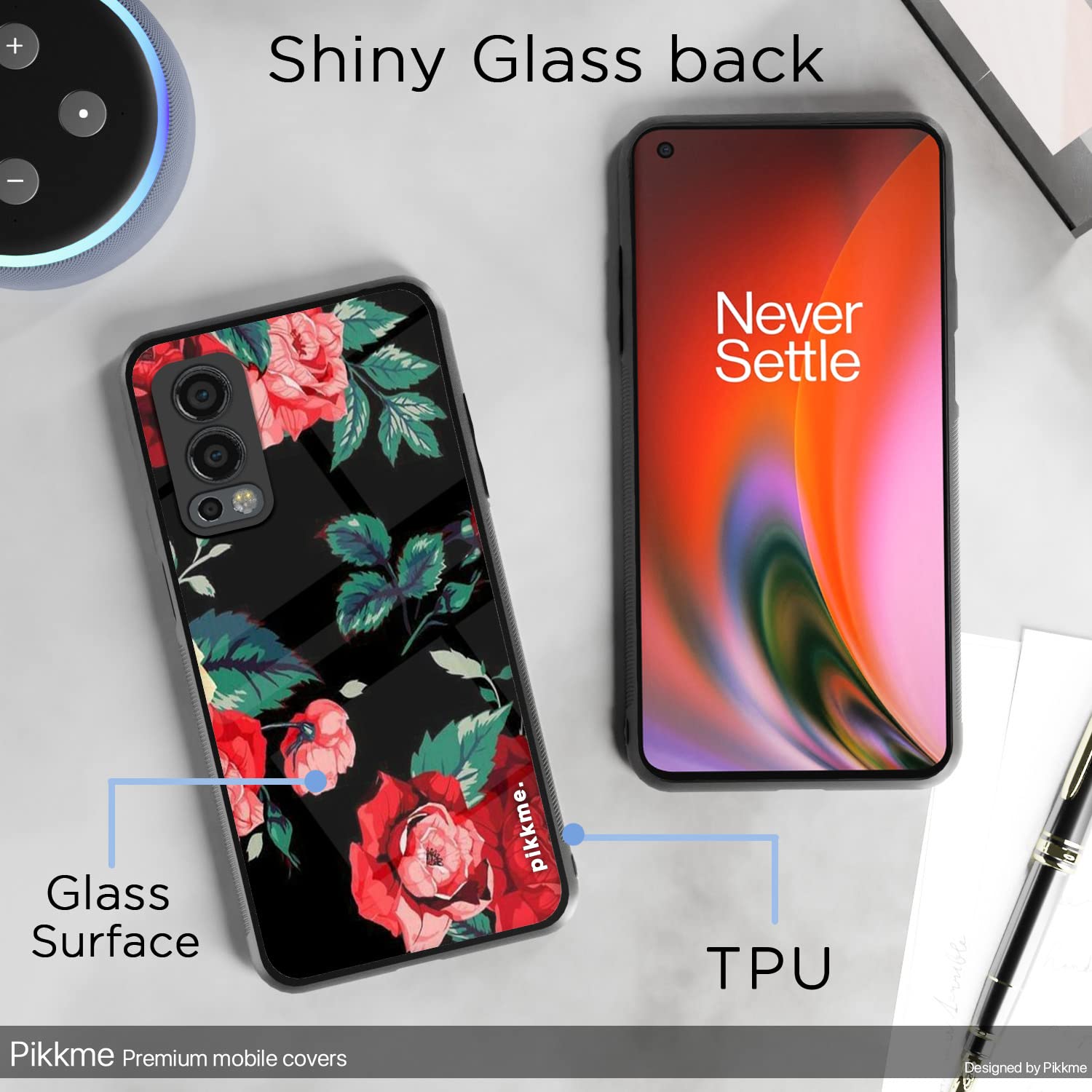 Pikkme Flower mobile back cover for OnePlus Nord 2 5G – photo 3