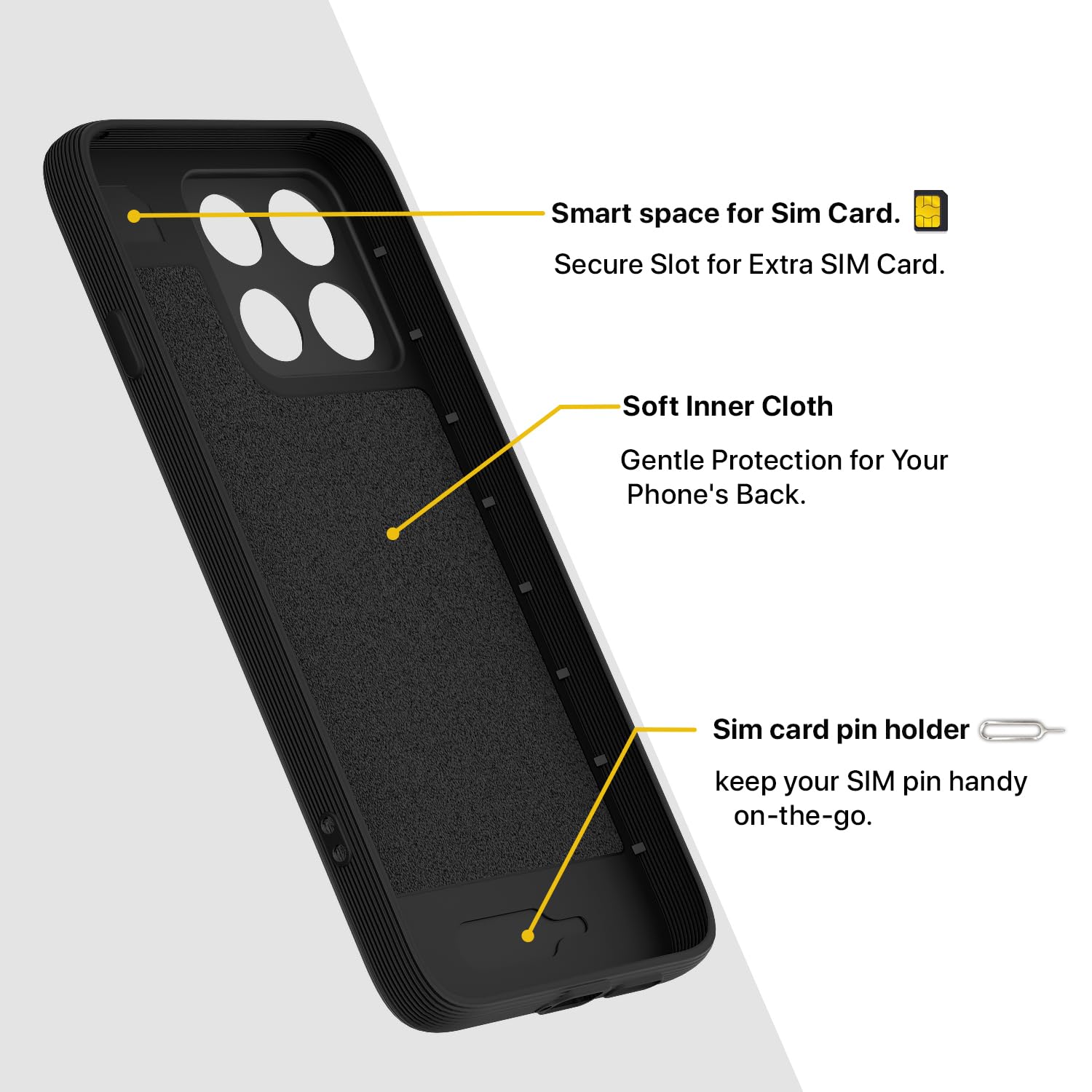 Pikkme Moto Edge 70 Max 5G Silicone black mobile back cover – photo 6