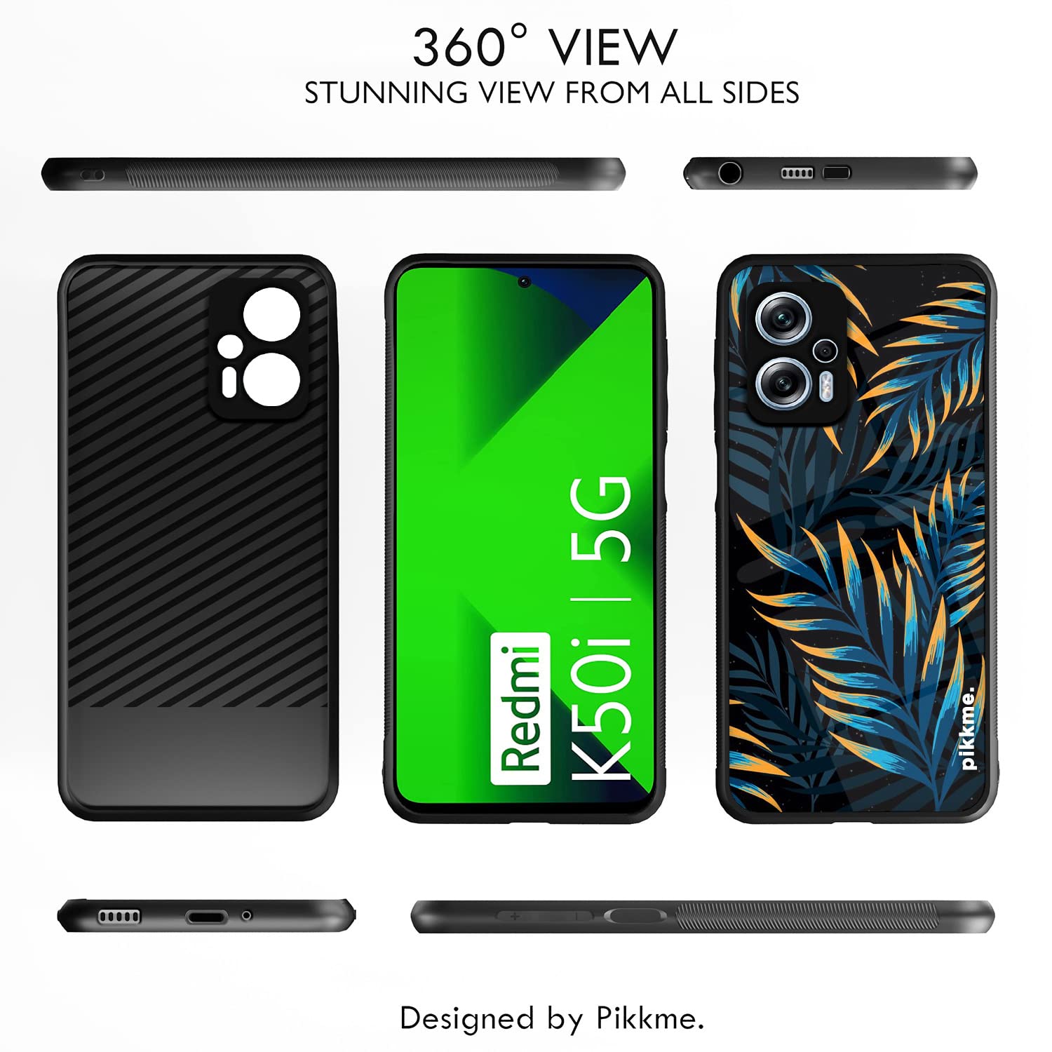Pikkme Redmi K50i 5G Flower mobile back cover – photo 2