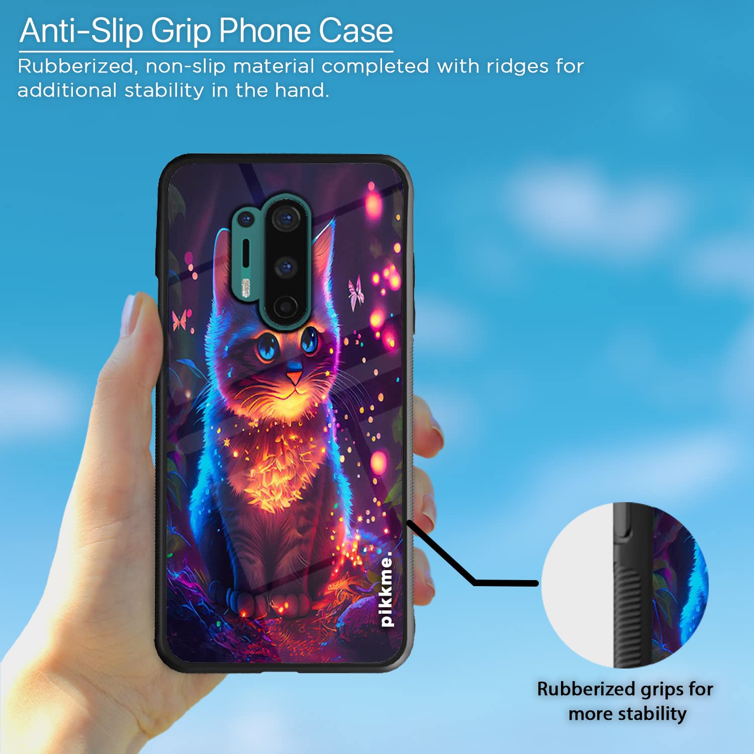 Pikkme OnePlus 8 Pro Cat mobile back cover – photo 5