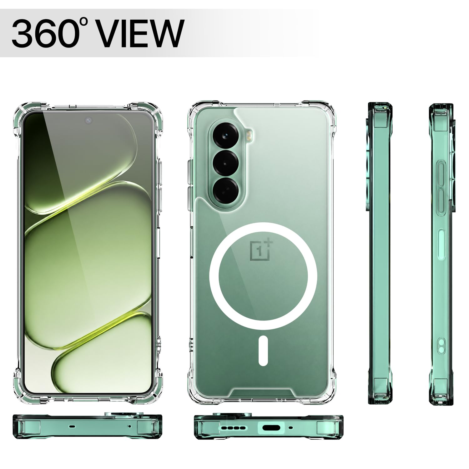 OnePlus Nord CE 6 Lite 5G back cover in transparent mag-safe by Pikkme – photo 7
